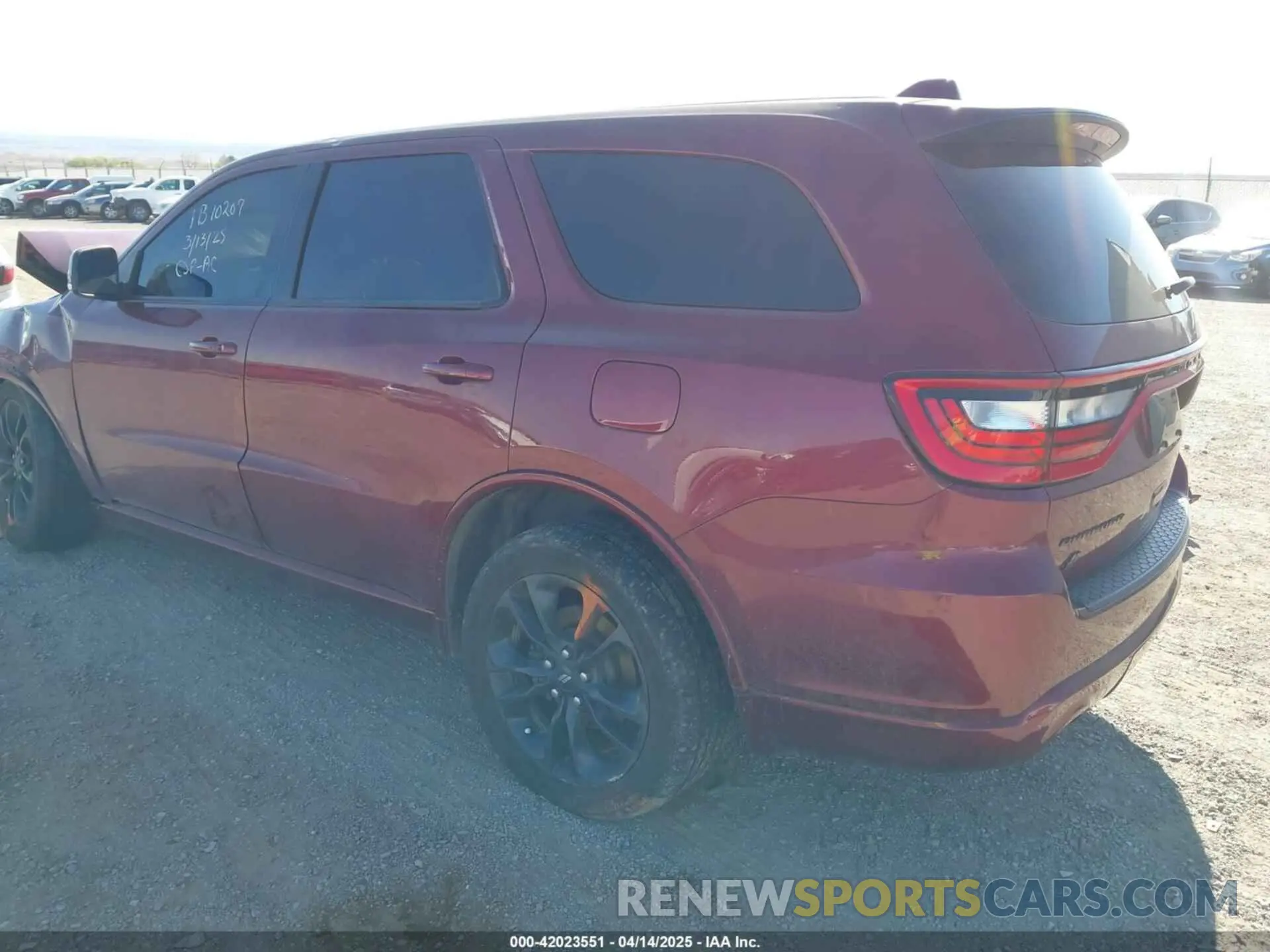 3 Фотография поврежденного автомобиля 1C4RDJDG8MC636971 DODGE DURANGO 2021