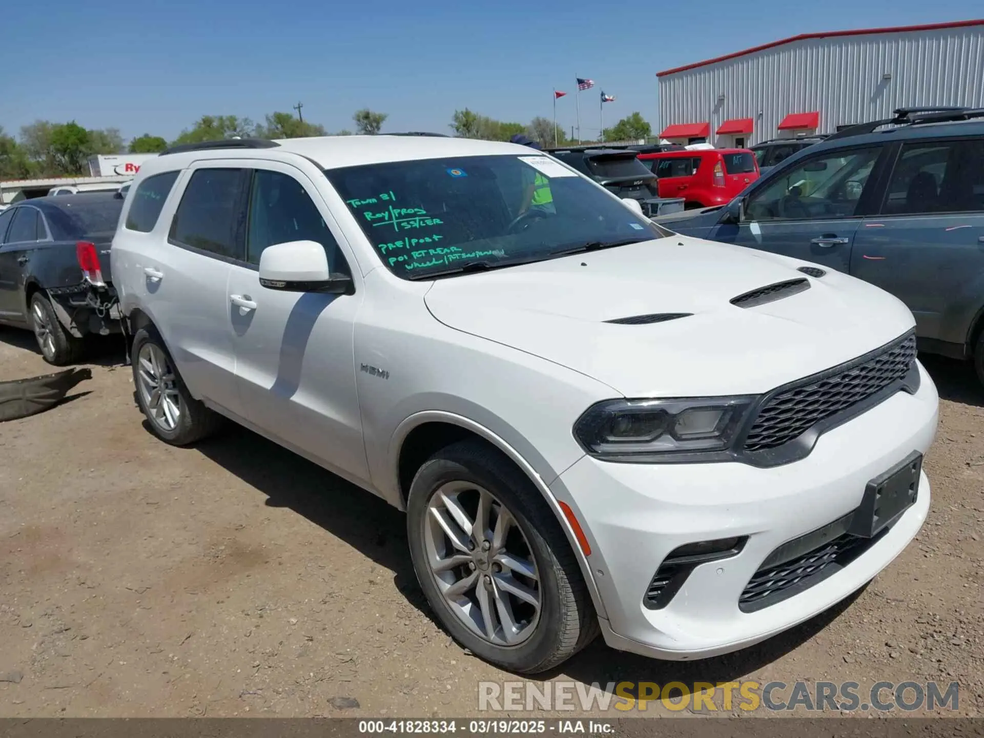 1 Photograph of a damaged car 1C4SDHCT3MC540450 DODGE DURANGO 2021