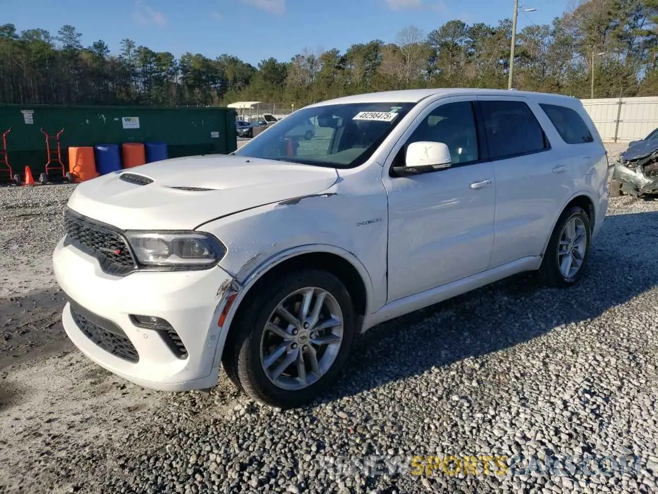 1 Photograph of a damaged car 1C4SDHCT3MC799326 DODGE DURANGO 2021