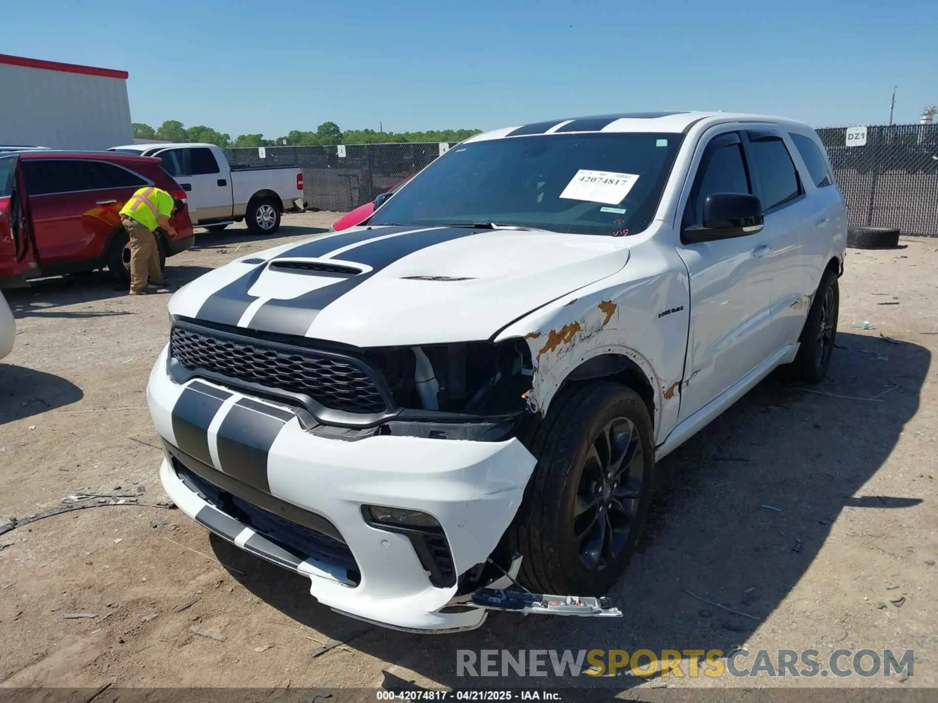 2 Фотография поврежденного автомобиля 1C4SDHCT4MC803173 DODGE DURANGO 2021