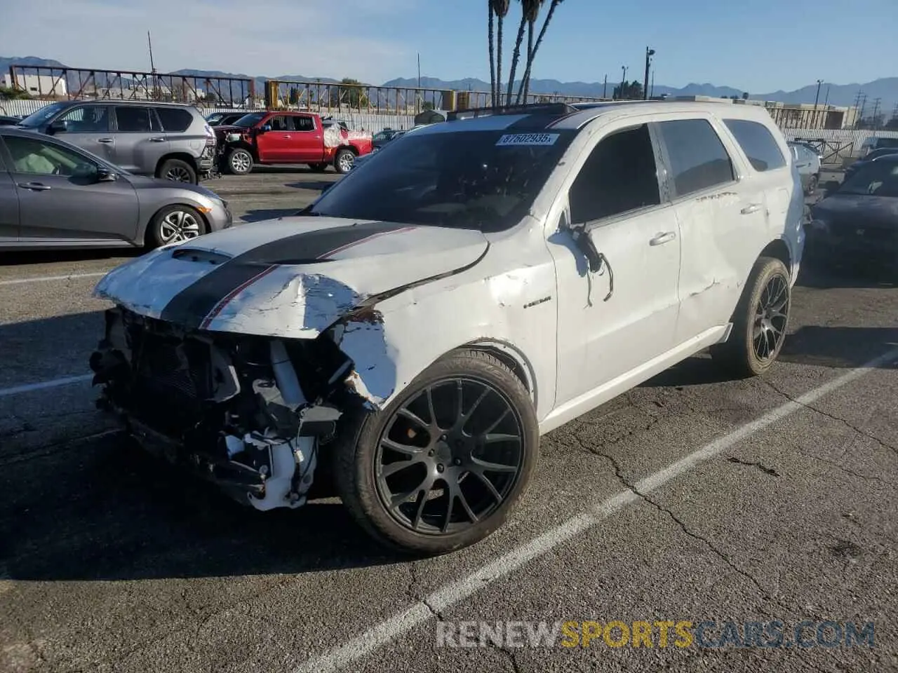 1 Photograph of a damaged car 1C4SDHCT5MC554592 DODGE DURANGO 2021