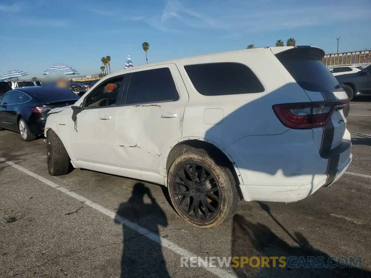 2 Photograph of a damaged car 1C4SDHCT5MC554592 DODGE DURANGO 2021
