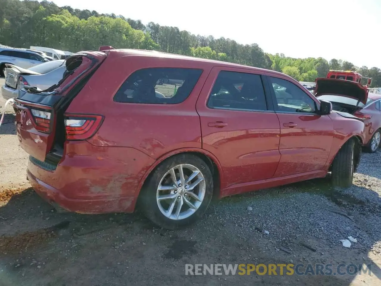 3 Photograph of a damaged car 1C4SDHCT5MC660072 DODGE DURANGO 2021