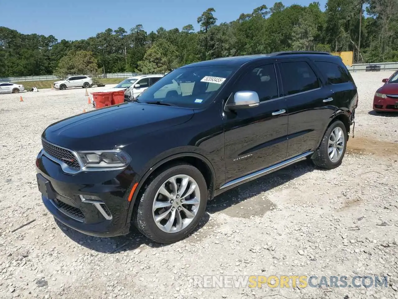 1 Photograph of a damaged car 1C4SDHET4MC761858 DODGE DURANGO 2021