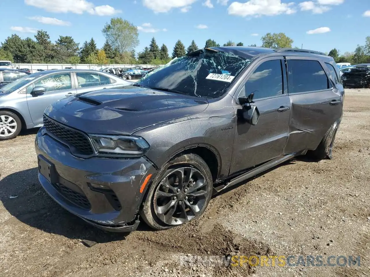 1 Фотография поврежденного автомобиля 1C4SDJCT1MC832380 DODGE DURANGO 2021