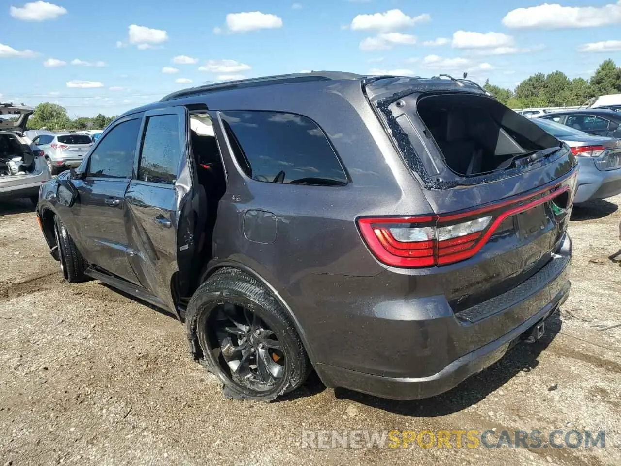 2 Фотография поврежденного автомобиля 1C4SDJCT1MC832380 DODGE DURANGO 2021