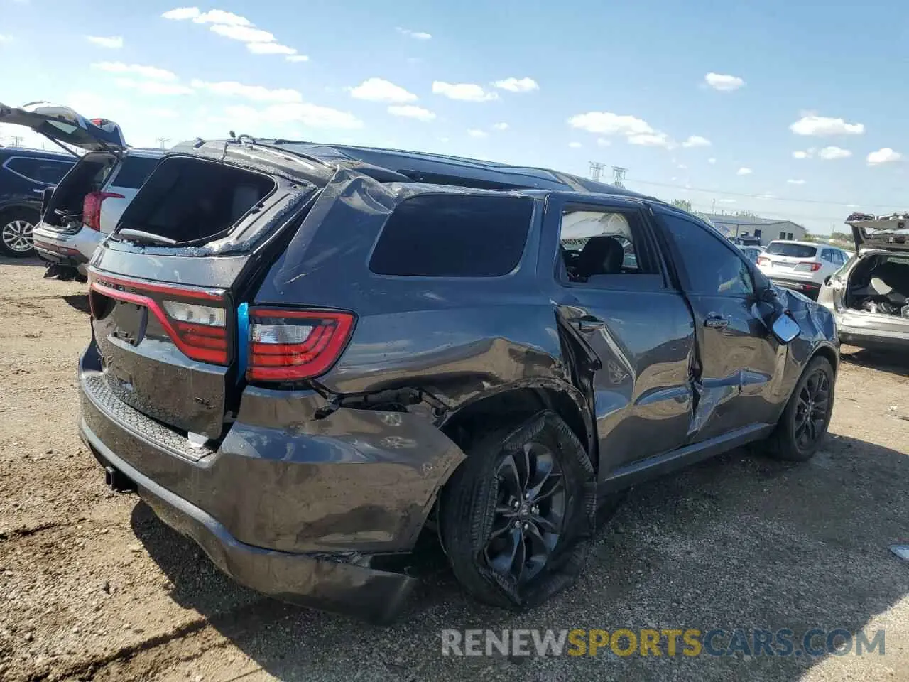 3 Фотография поврежденного автомобиля 1C4SDJCT1MC832380 DODGE DURANGO 2021