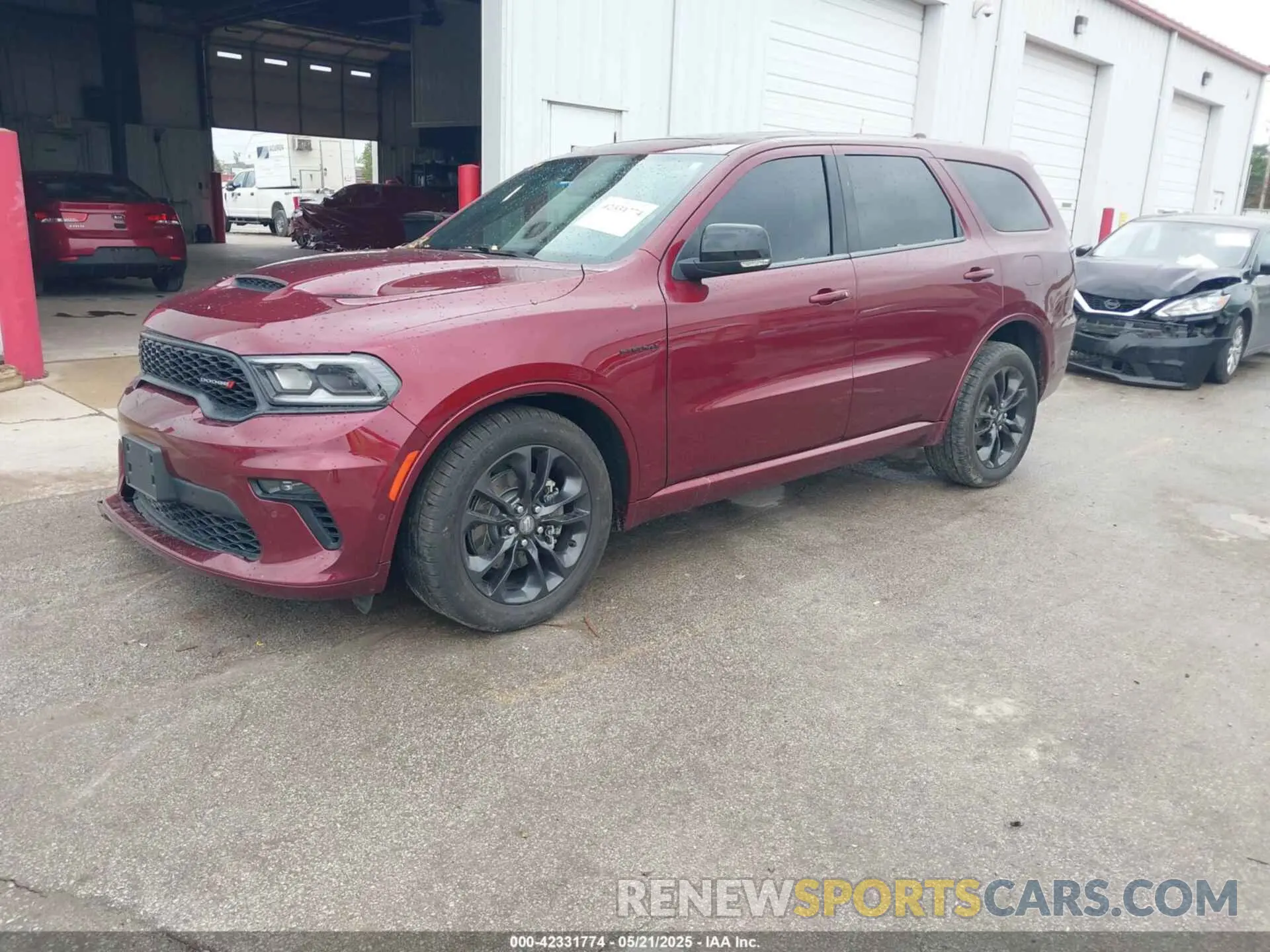 2 Photograph of a damaged car 1C4SDJCT1MC837272 DODGE DURANGO 2021
