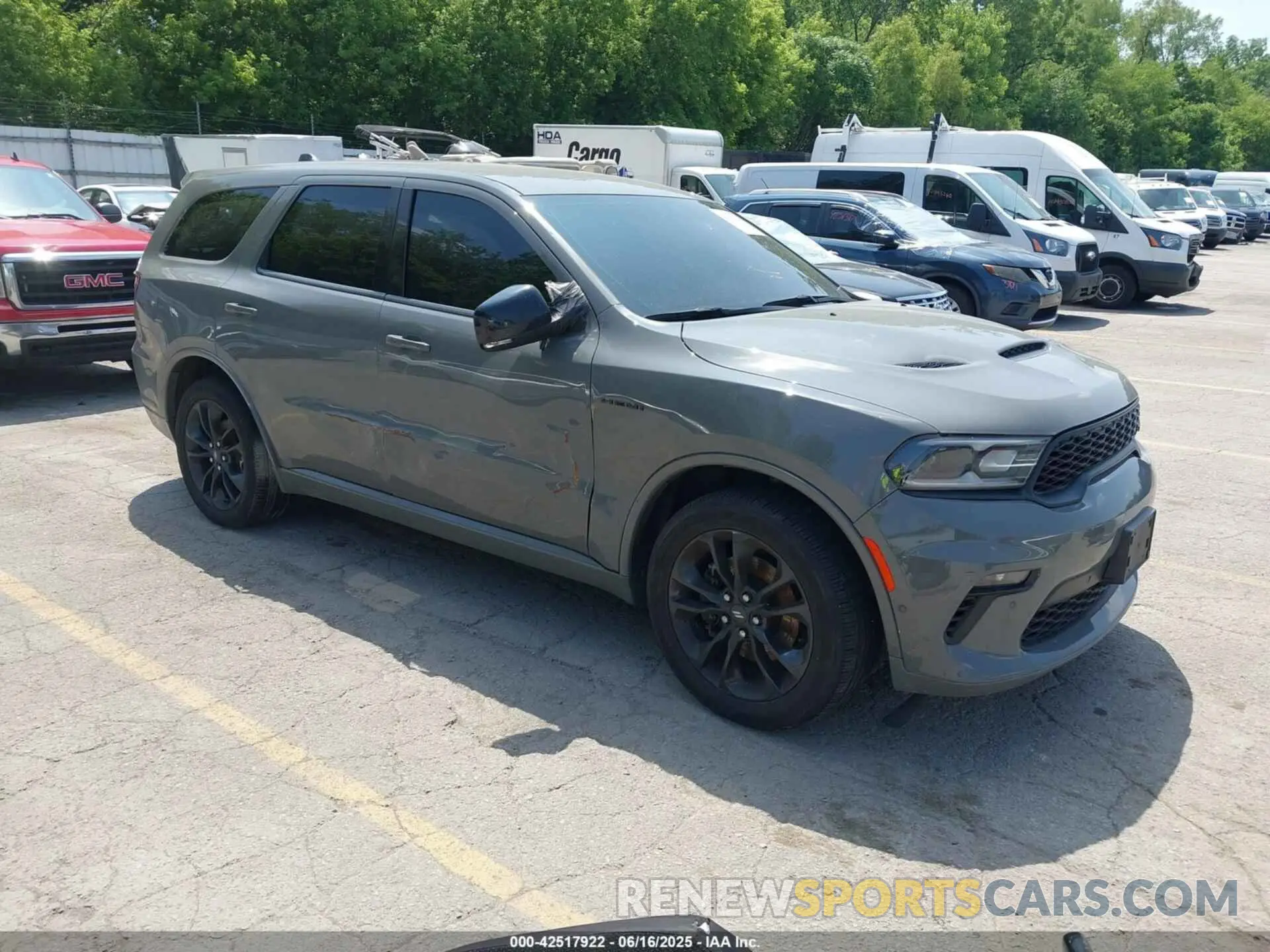 1 Photograph of a damaged car 1C4SDJCT3MC642998 DODGE DURANGO 2021