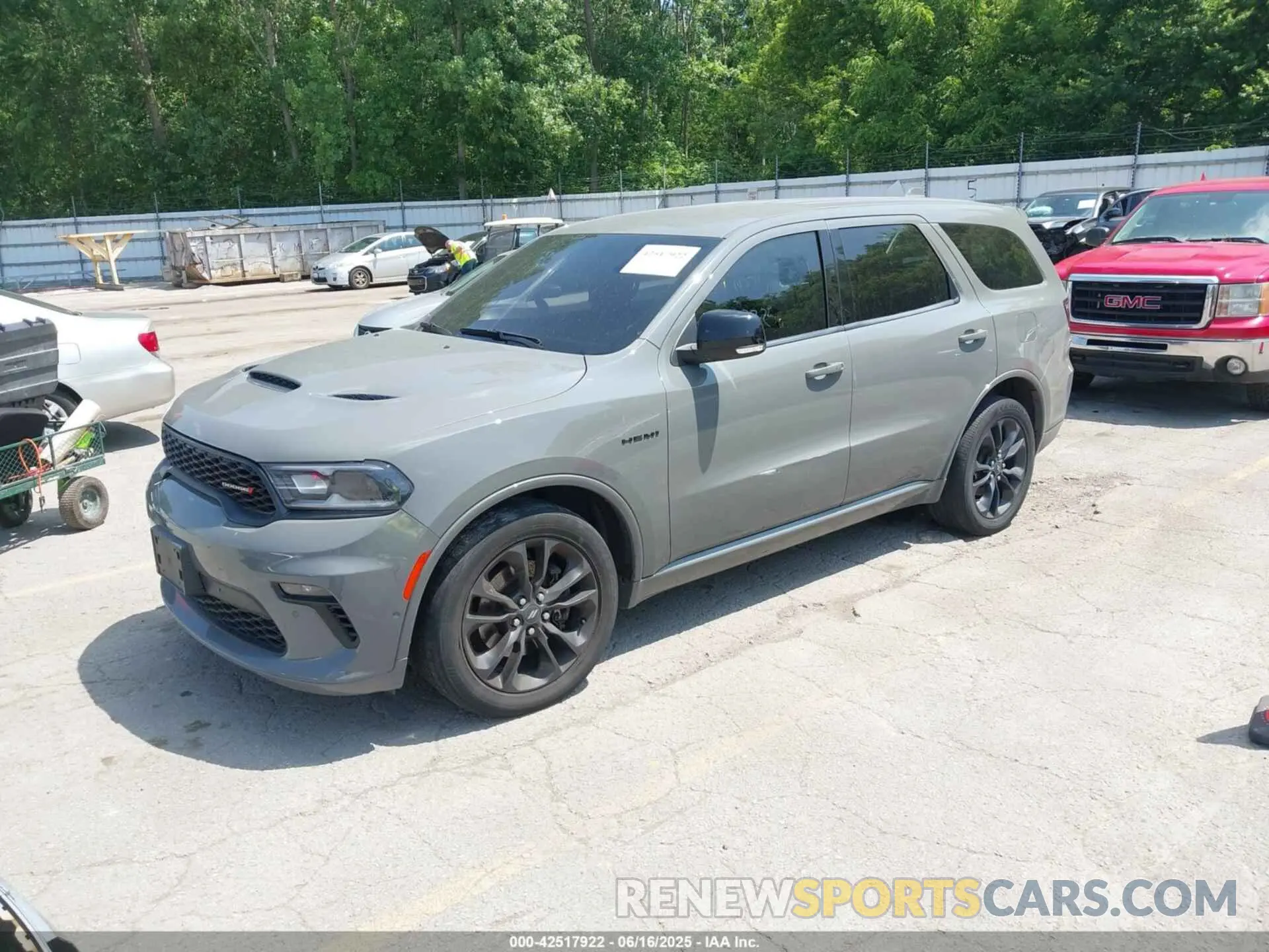 2 Photograph of a damaged car 1C4SDJCT3MC642998 DODGE DURANGO 2021