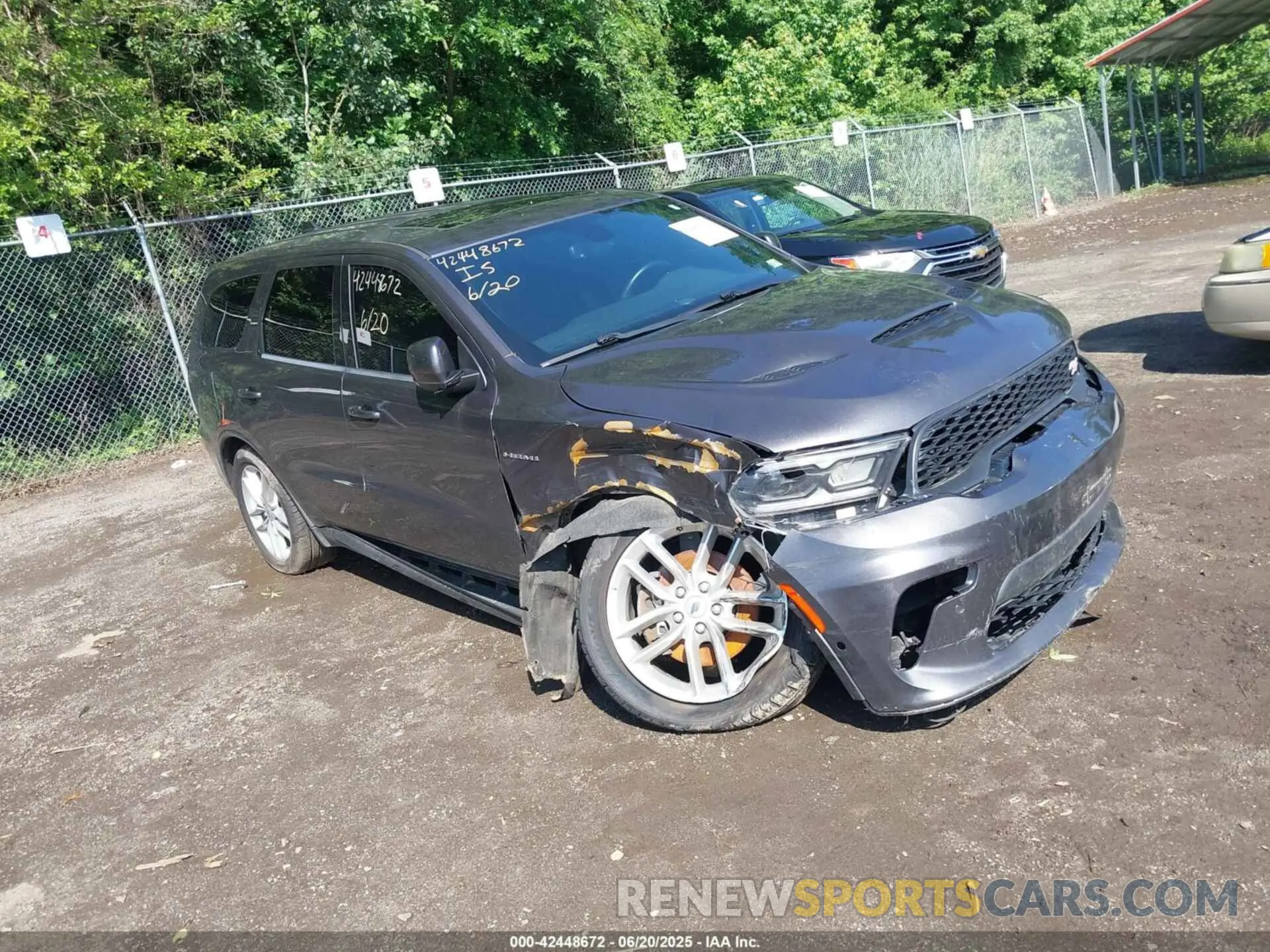 1 Фотография поврежденного автомобиля 1C4SDJCT4MC764432 DODGE DURANGO 2021