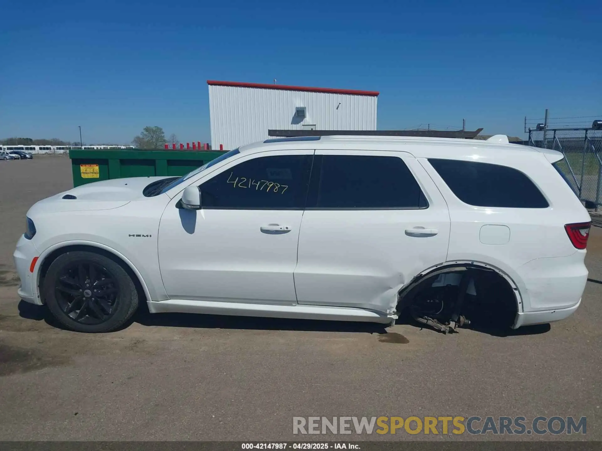14 Фотография поврежденного автомобиля 1C4SDJCT5MC520580 DODGE DURANGO 2021