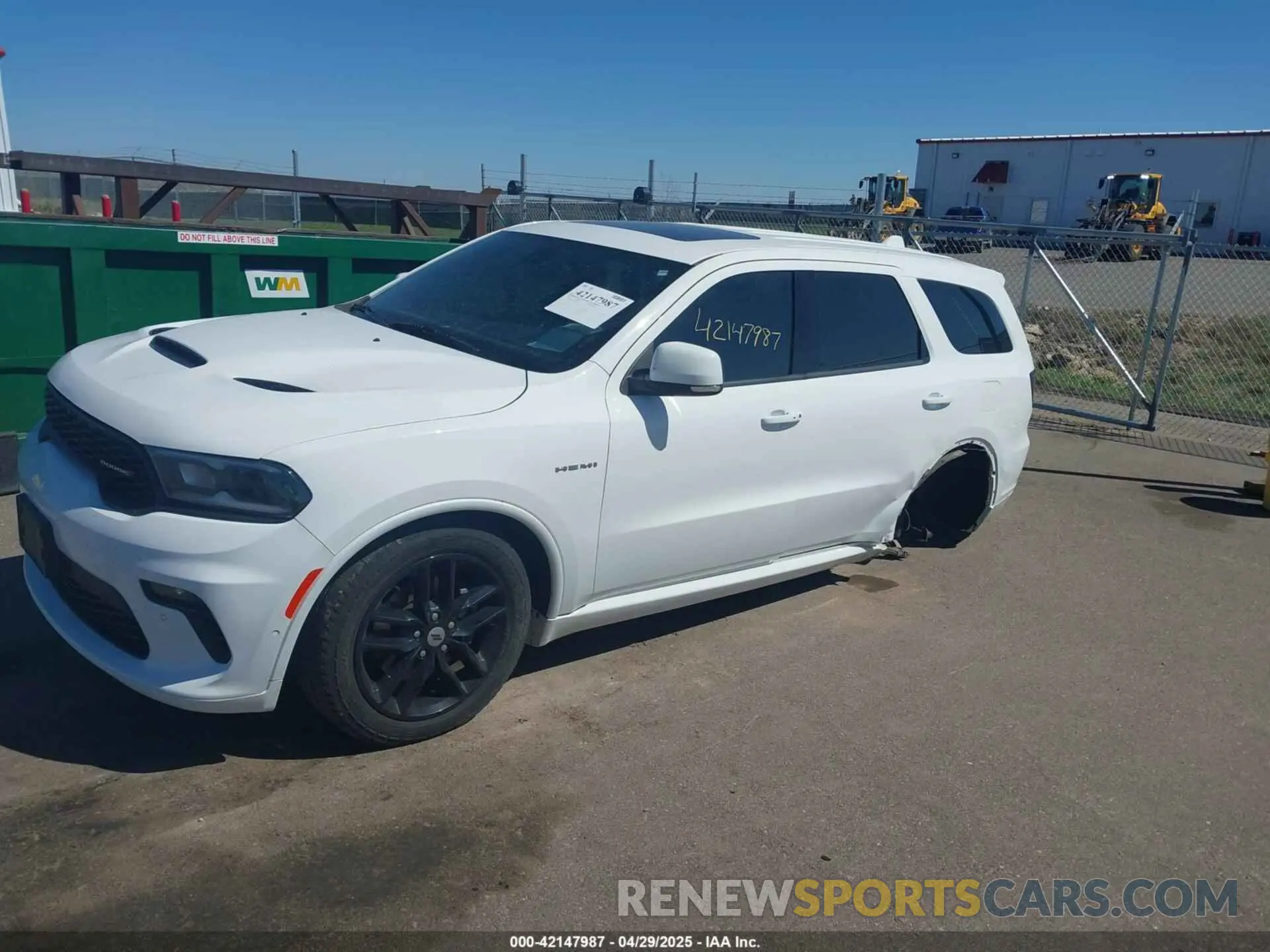 2 Фотография поврежденного автомобиля 1C4SDJCT5MC520580 DODGE DURANGO 2021