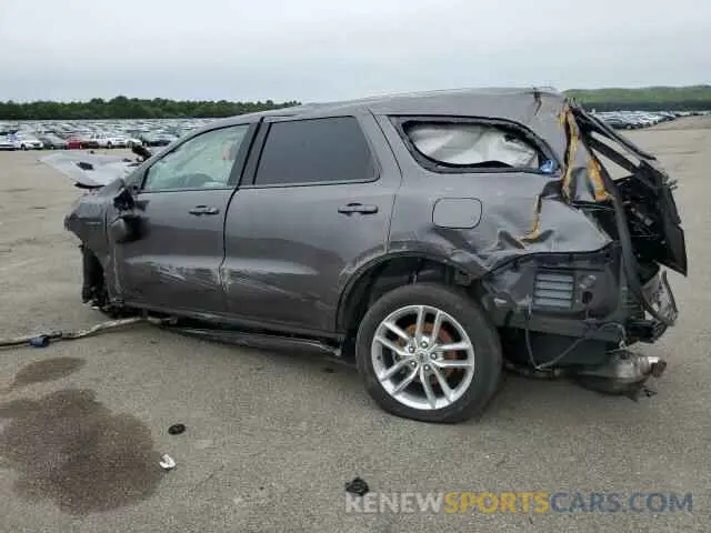 2 Photograph of a damaged car 1C4SDJCT6MC610269 DODGE DURANGO 2021