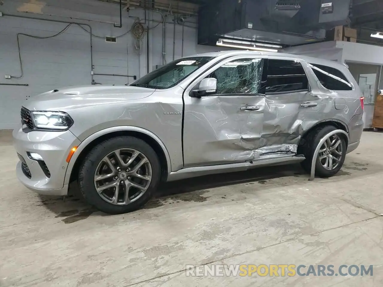 1 Фотография поврежденного автомобиля 1C4SDJCT7MC521150 DODGE DURANGO 2021