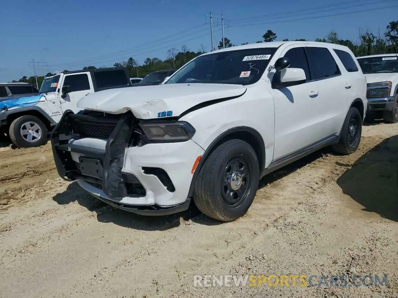 1 Photograph of a damaged car 1C4SDJFT1MC849546 DODGE DURANGO 2021