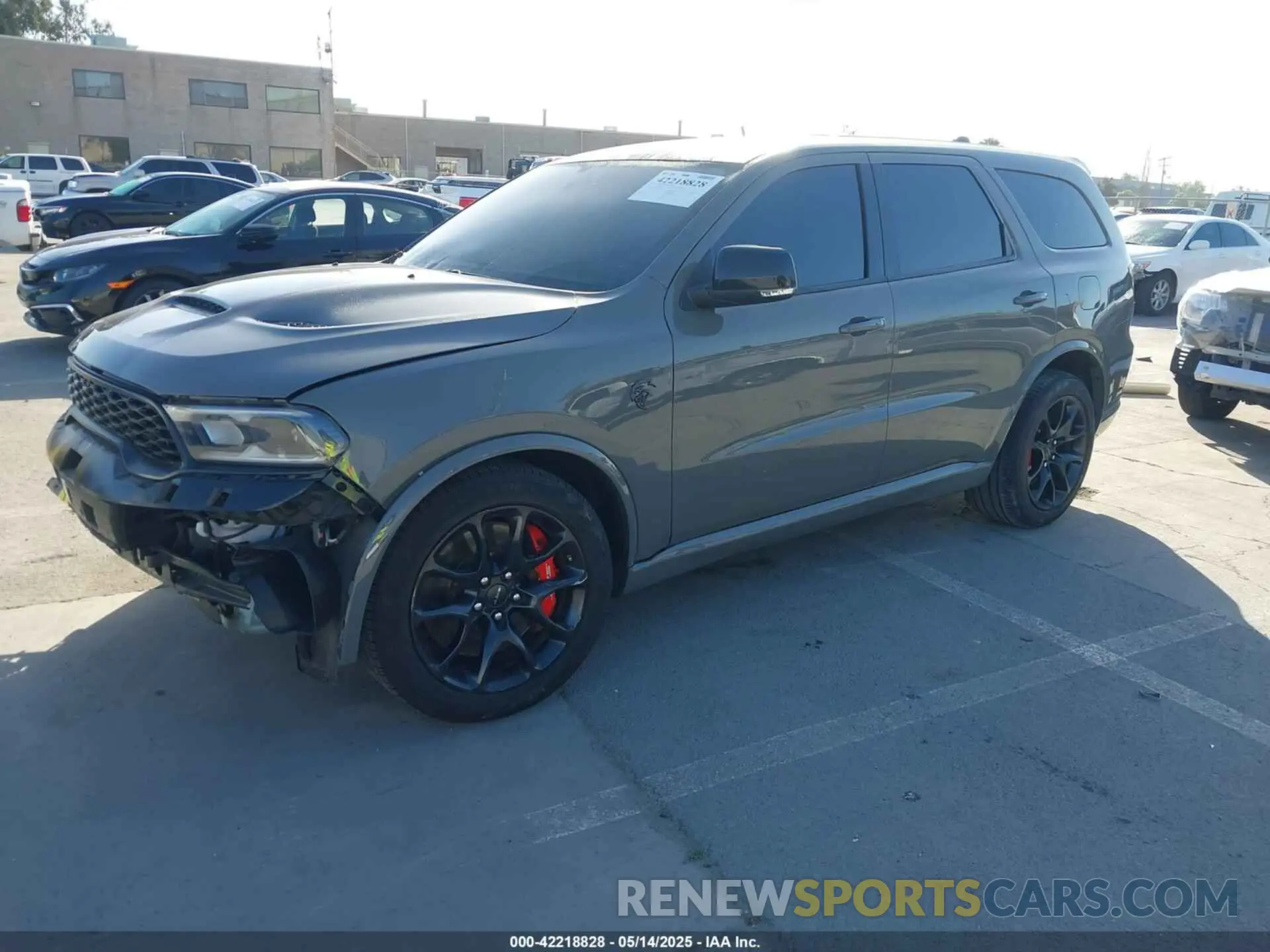 2 Photograph of a damaged car 1C4SDJH93MC662309 DODGE DURANGO 2021