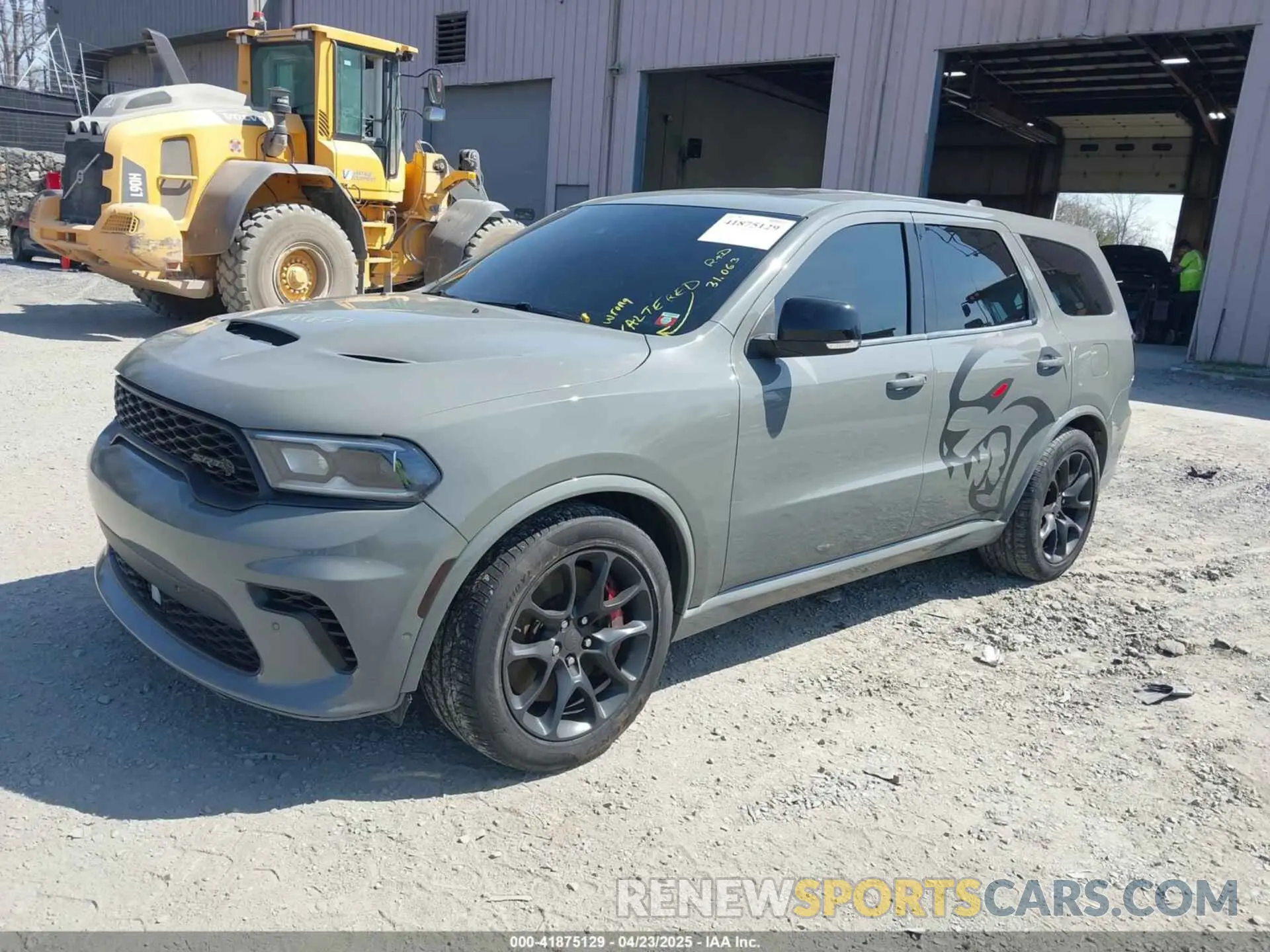 2 Photograph of a damaged car 1C4SDJH93MC683029 DODGE DURANGO 2021