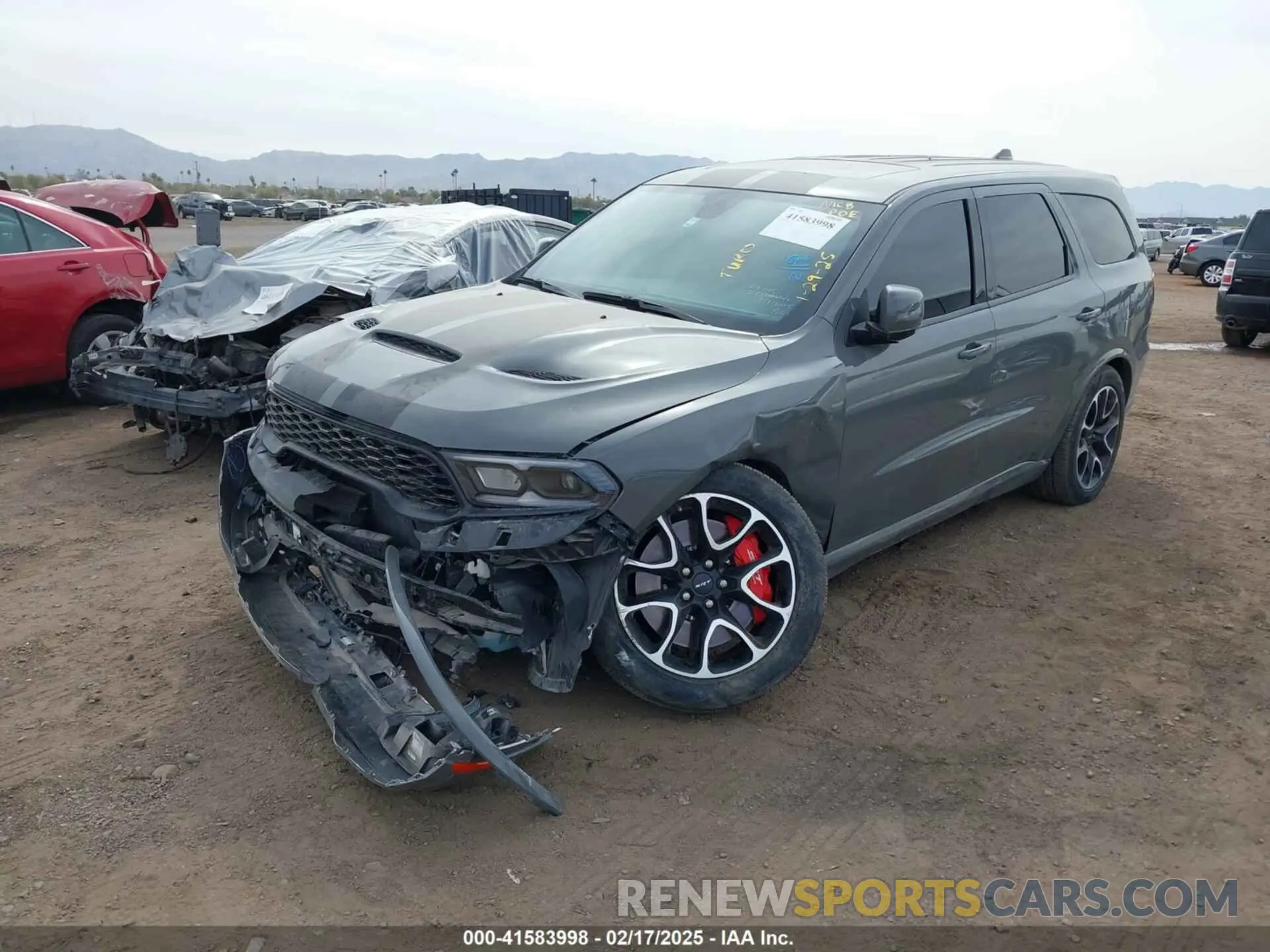 2 Фотография поврежденного автомобиля 1C4SDJH93MC746209 DODGE DURANGO 2021