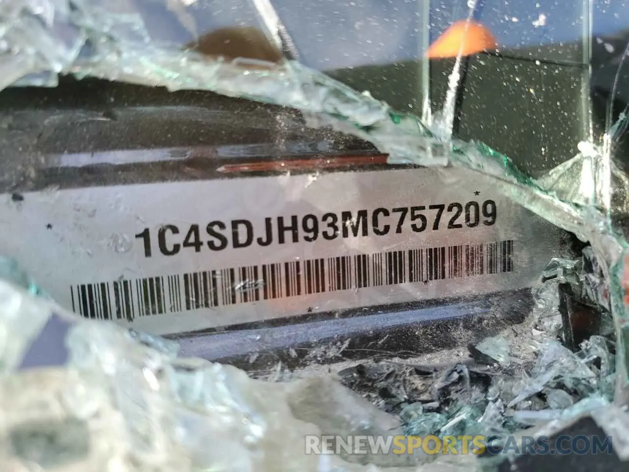 13 Photograph of a damaged car 1C4SDJH93MC757209 DODGE DURANGO 2021