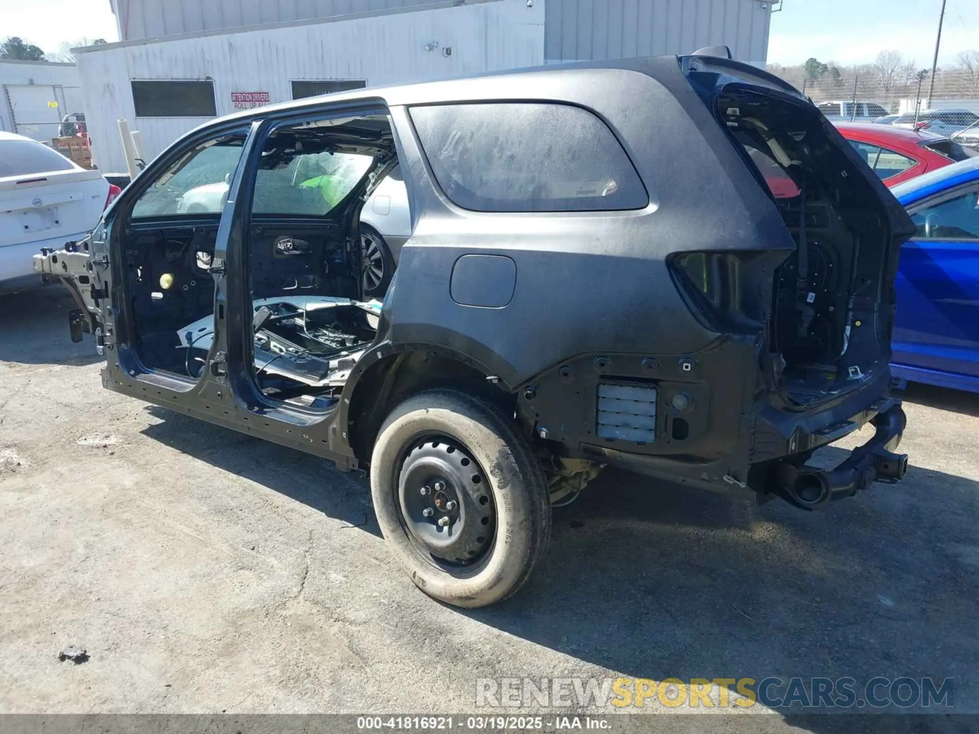 3 Photograph of a damaged car 1C4SDJH96MC762646 DODGE DURANGO 2021