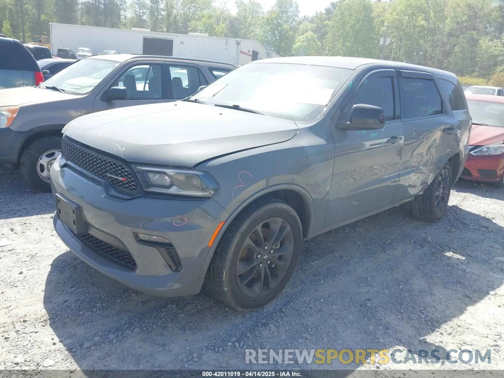 2 Фотография поврежденного автомобиля 1C4RDJAG6NC129900 DODGE DURANGO 2022