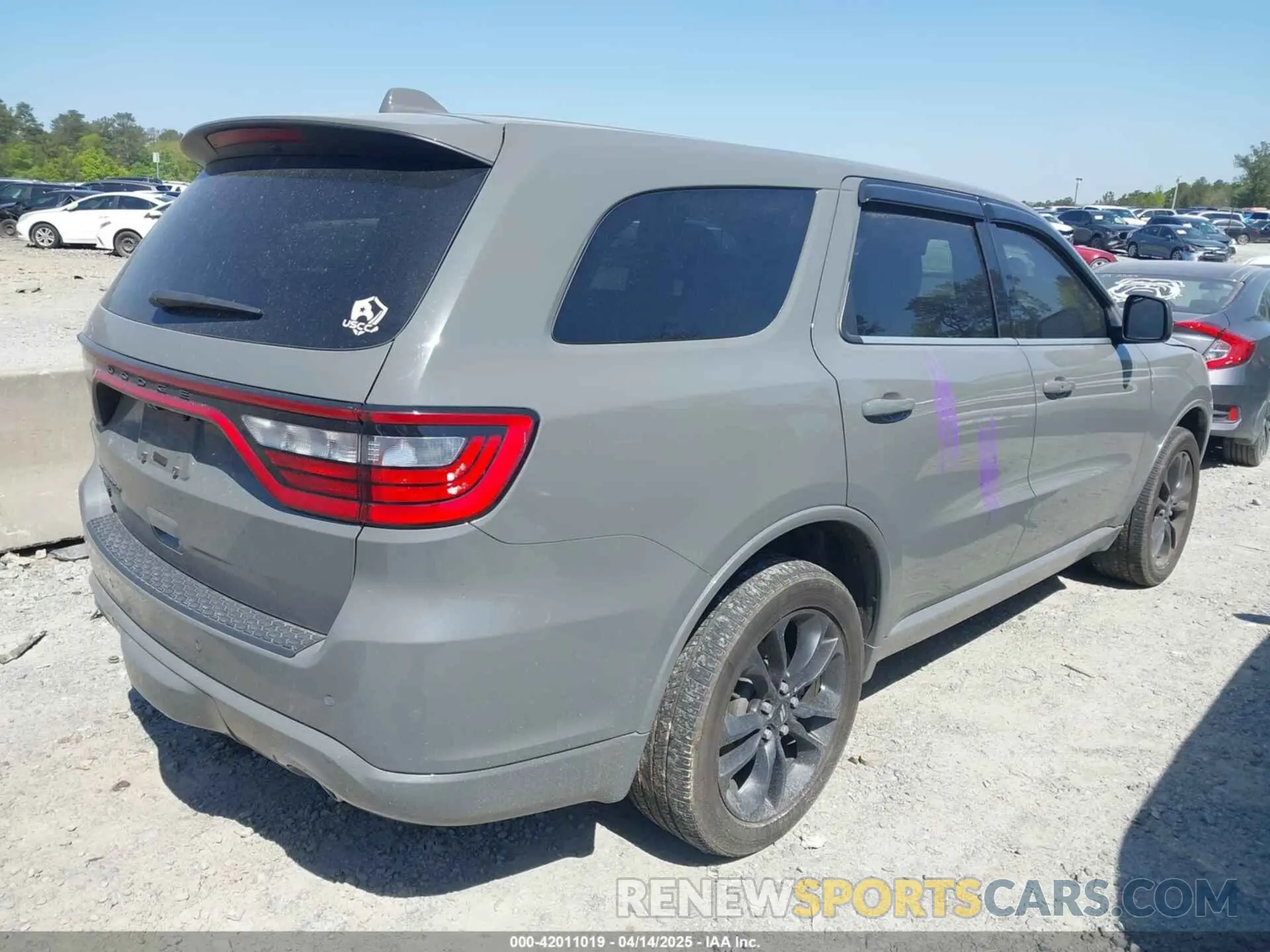 4 Фотография поврежденного автомобиля 1C4RDJAG6NC129900 DODGE DURANGO 2022