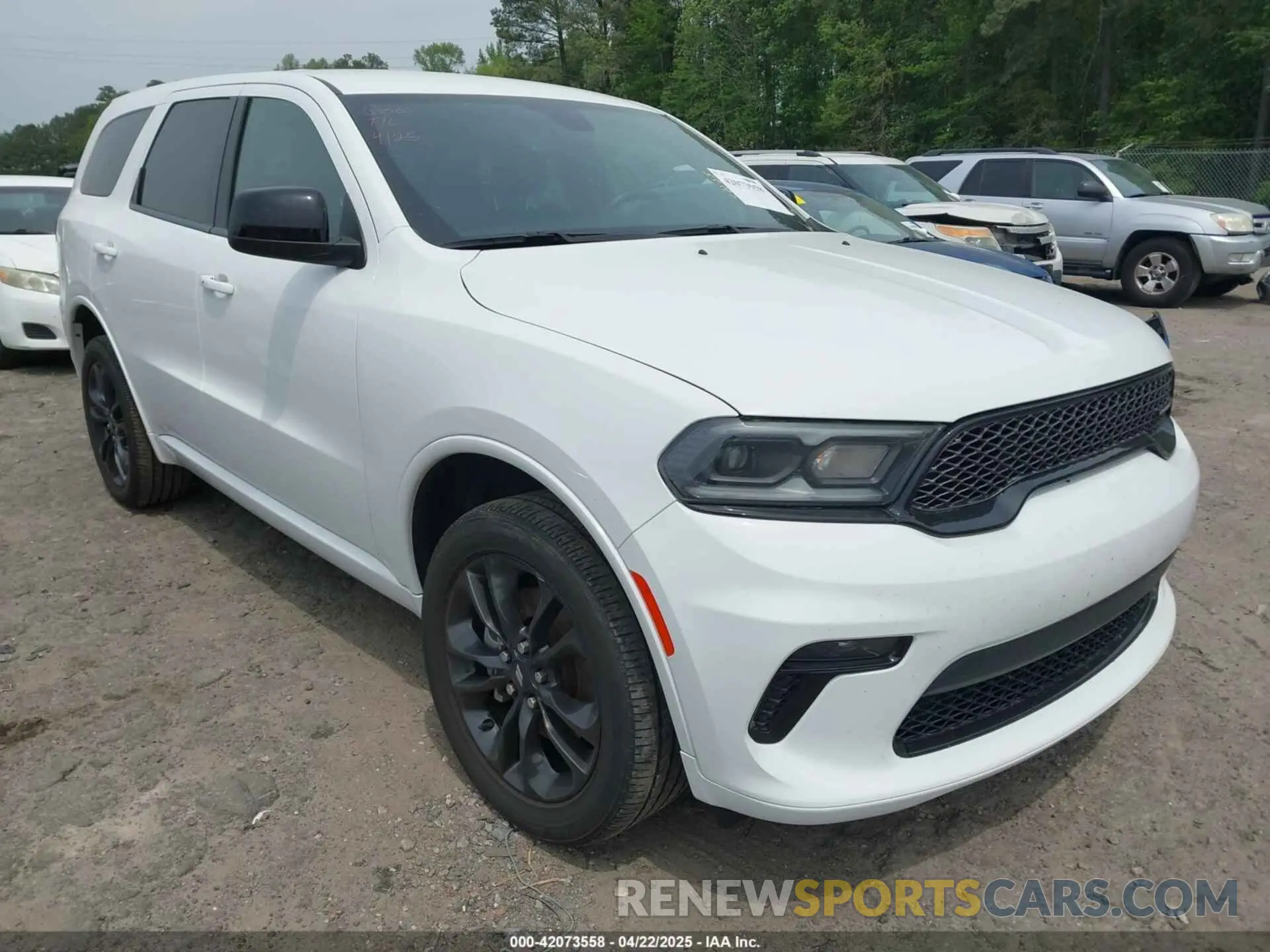 1 Фотография поврежденного автомобиля 1C4RDJAGXNC173642 DODGE DURANGO 2022
