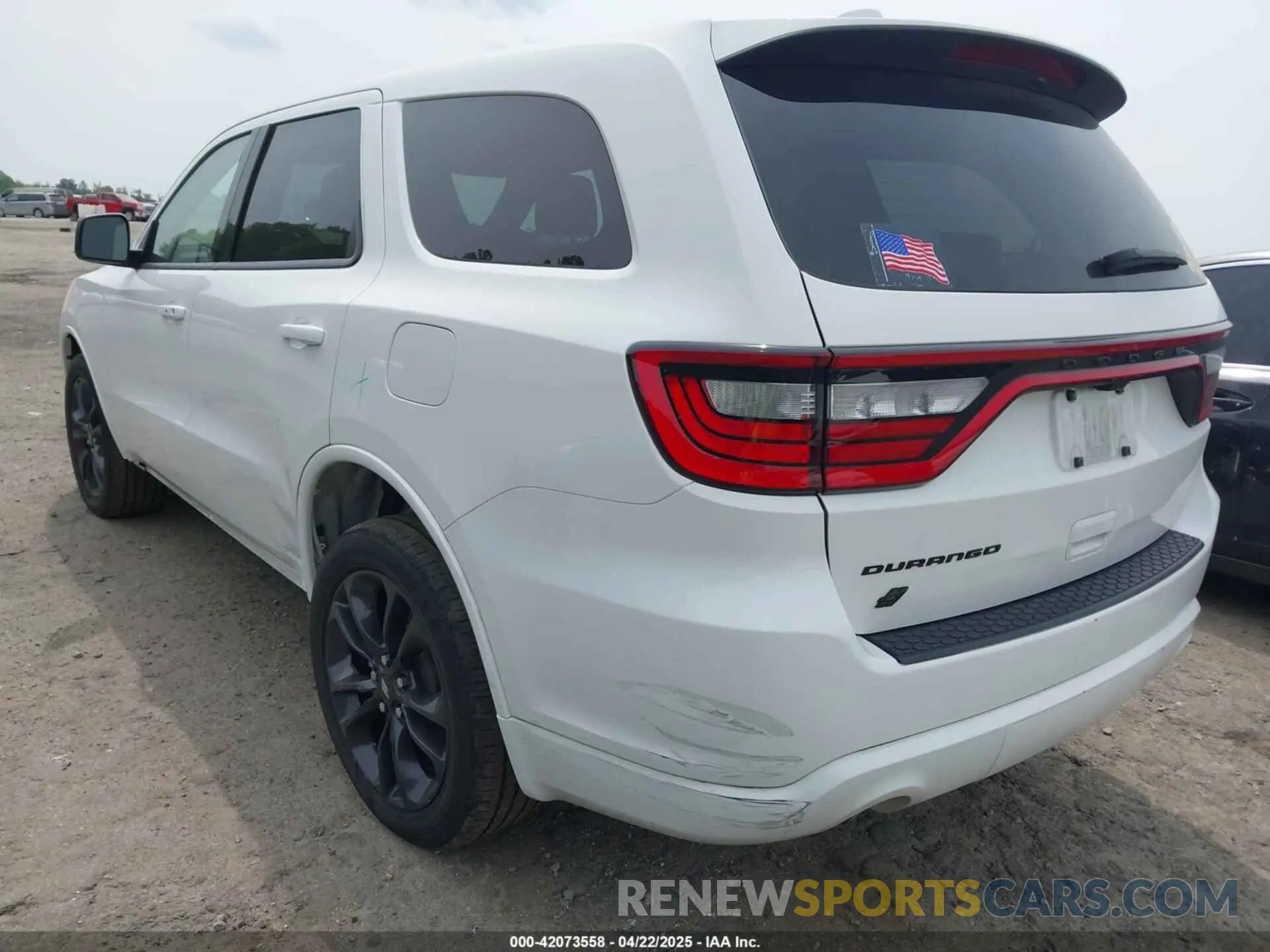 3 Фотография поврежденного автомобиля 1C4RDJAGXNC173642 DODGE DURANGO 2022