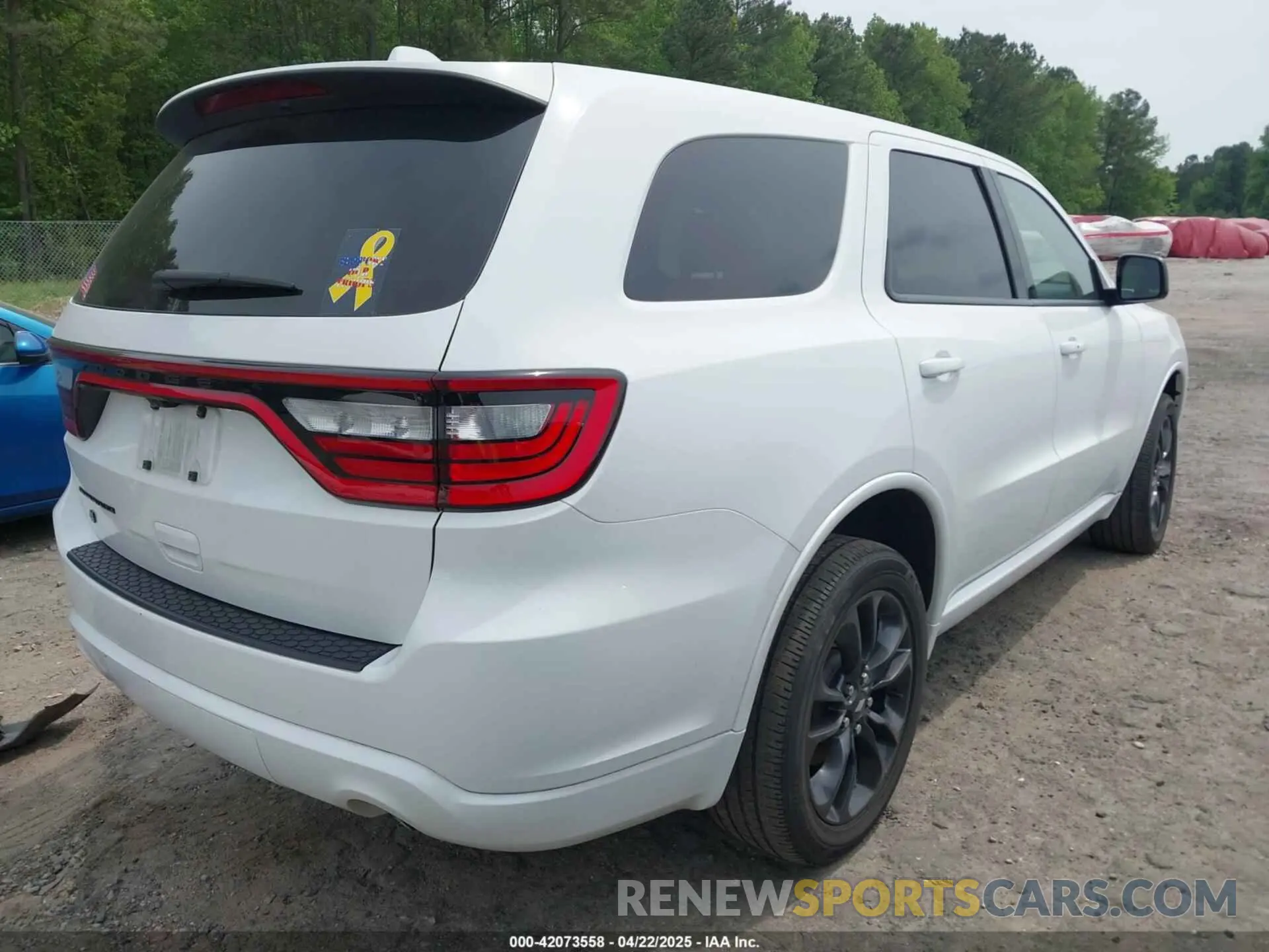 4 Фотография поврежденного автомобиля 1C4RDJAGXNC173642 DODGE DURANGO 2022