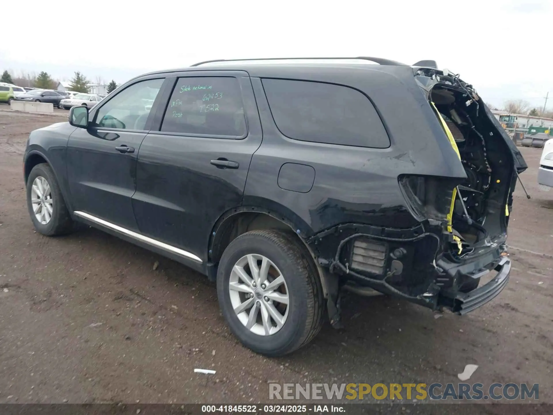 3 Фотография поврежденного автомобиля 1C4RDJAGXNC185628 DODGE DURANGO 2022