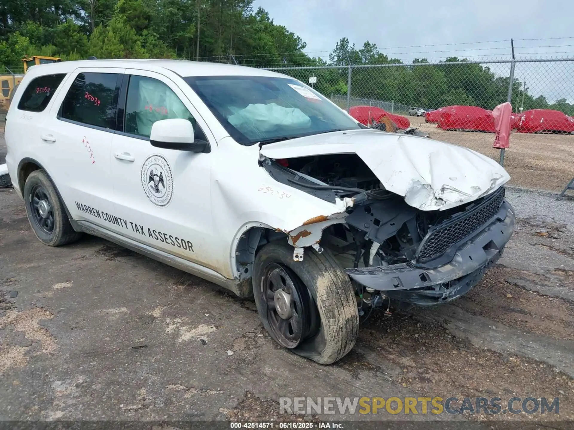 1 Photograph of a damaged car 1C4RDJFG2NC136478 DODGE DURANGO 2022