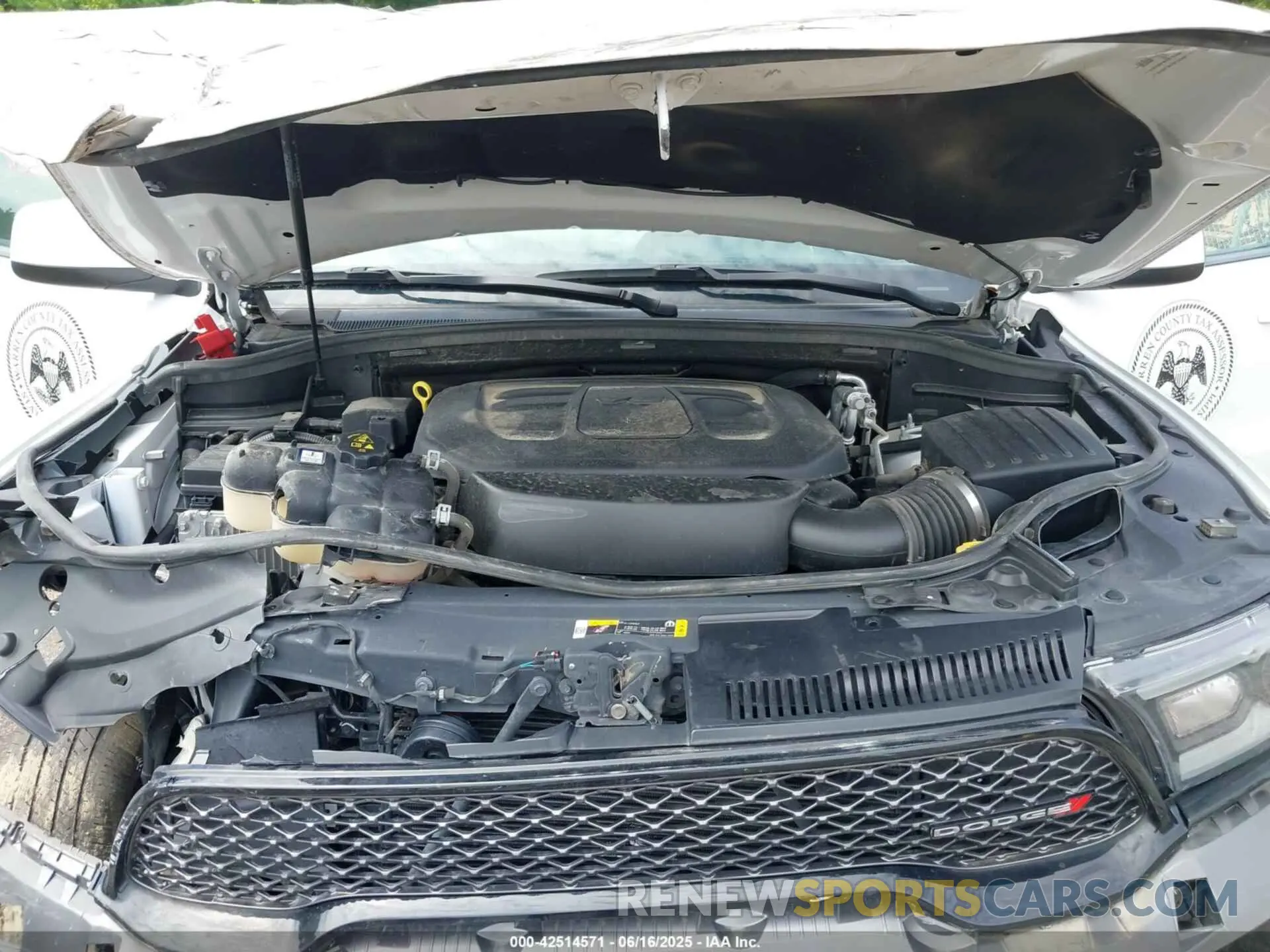 10 Photograph of a damaged car 1C4RDJFG2NC136478 DODGE DURANGO 2022