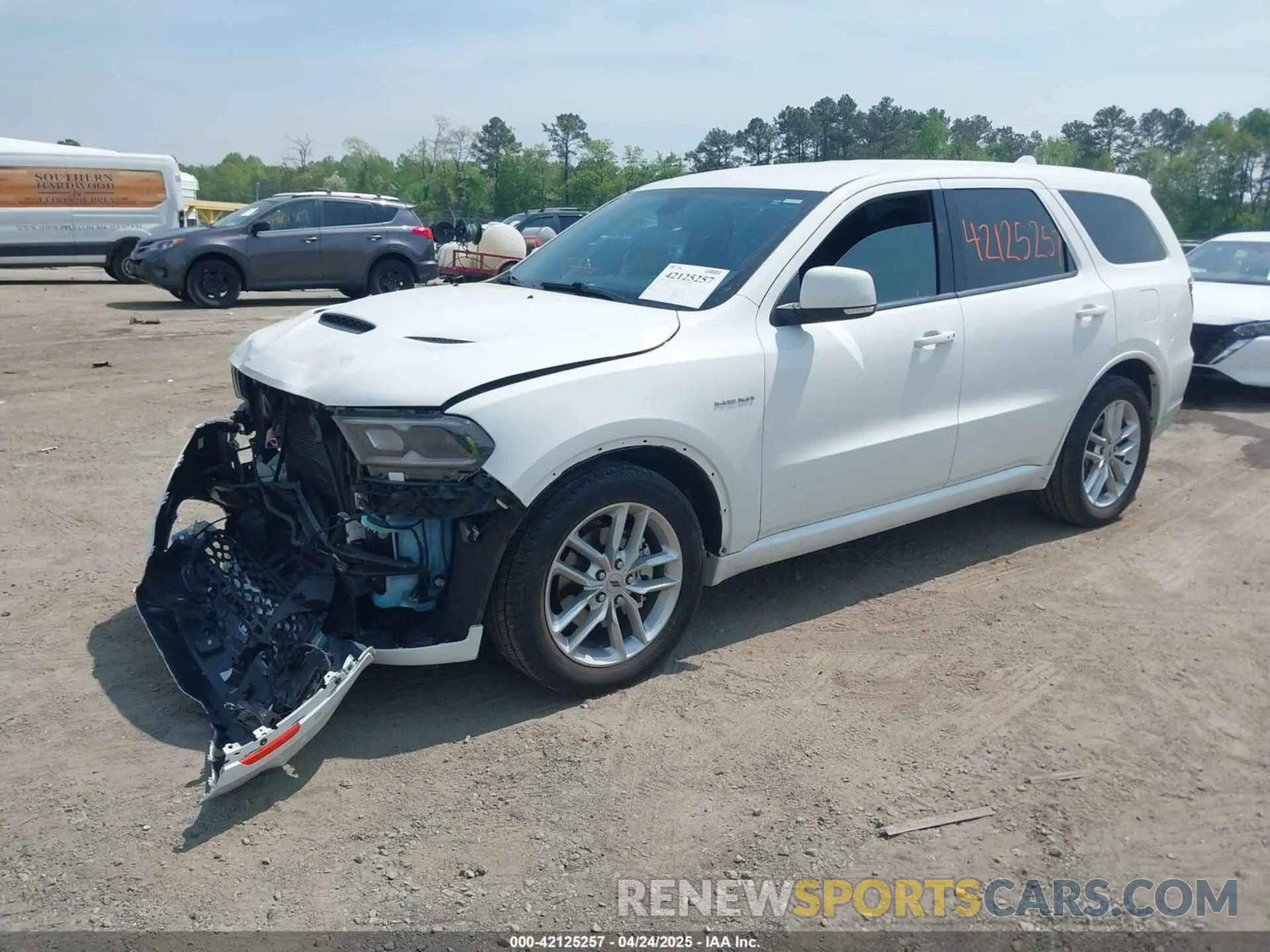 2 Photograph of a damaged car 1C4SDHCT7NC224387 DODGE DURANGO 2022