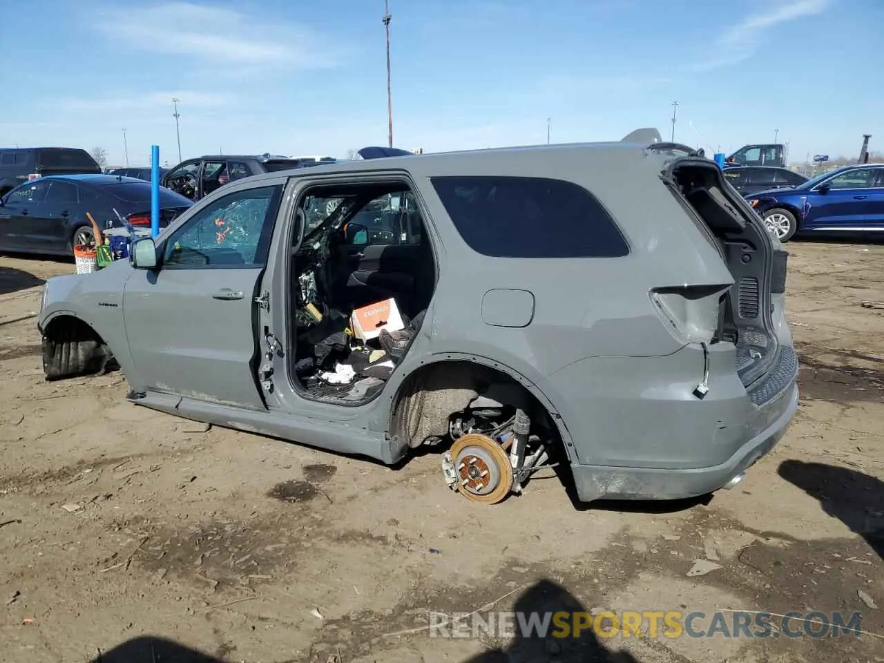 2 Фотография поврежденного автомобиля 1C4SDJCT1NC193418 DODGE DURANGO 2022
