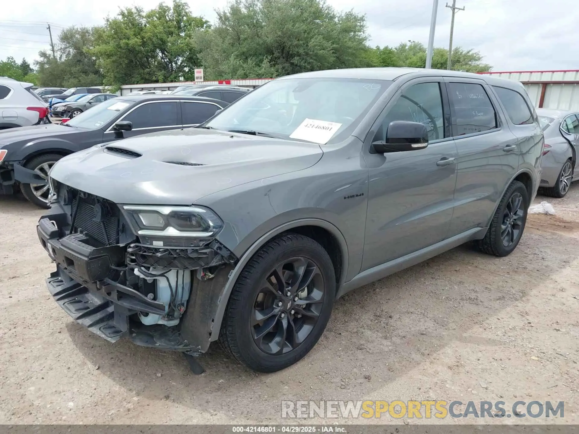 2 Фотография поврежденного автомобиля 1C4SDJCT1NC221105 DODGE DURANGO 2022