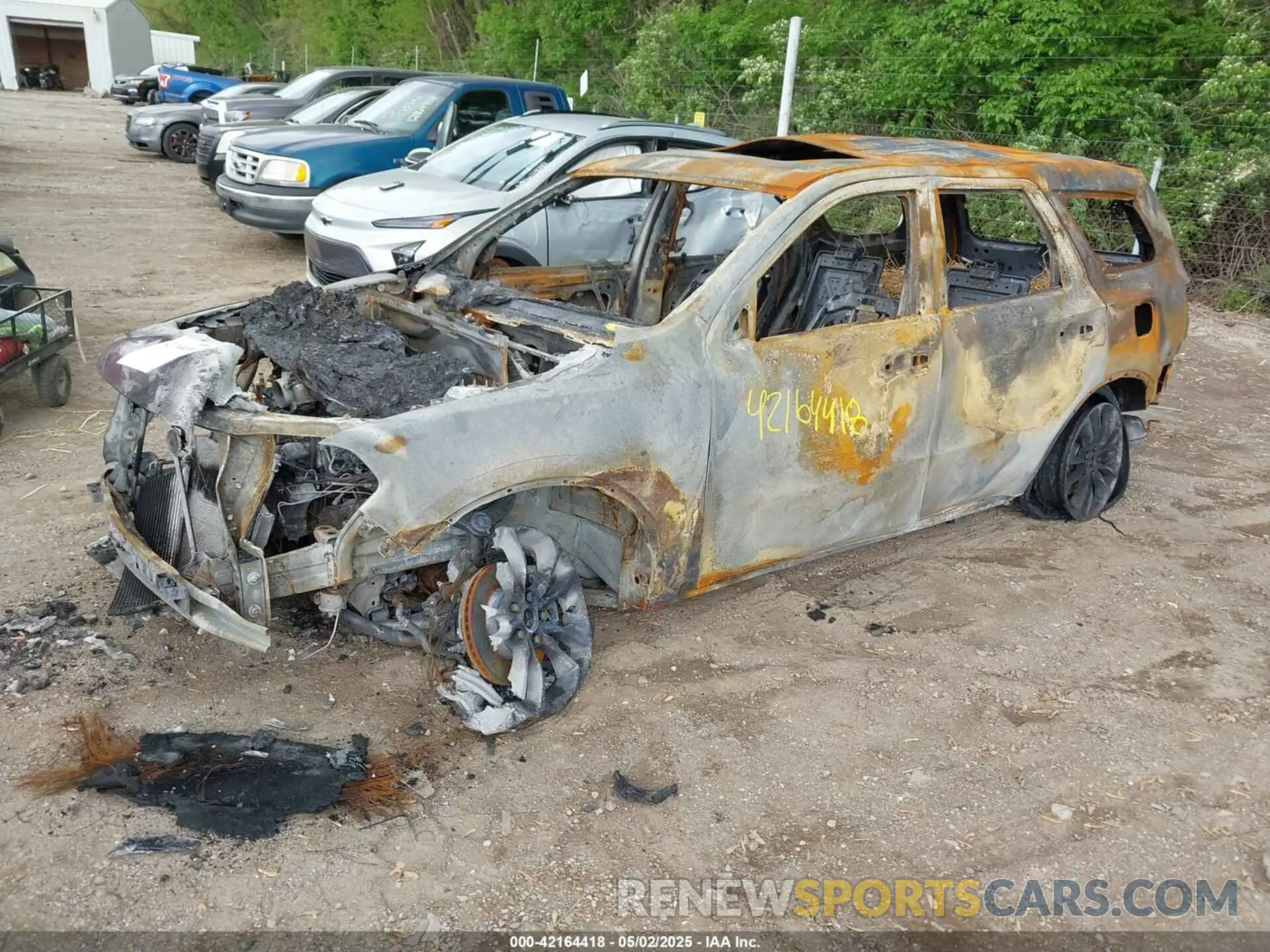 2 Фотография поврежденного автомобиля 1C4SDJCT5NC215615 DODGE DURANGO 2022