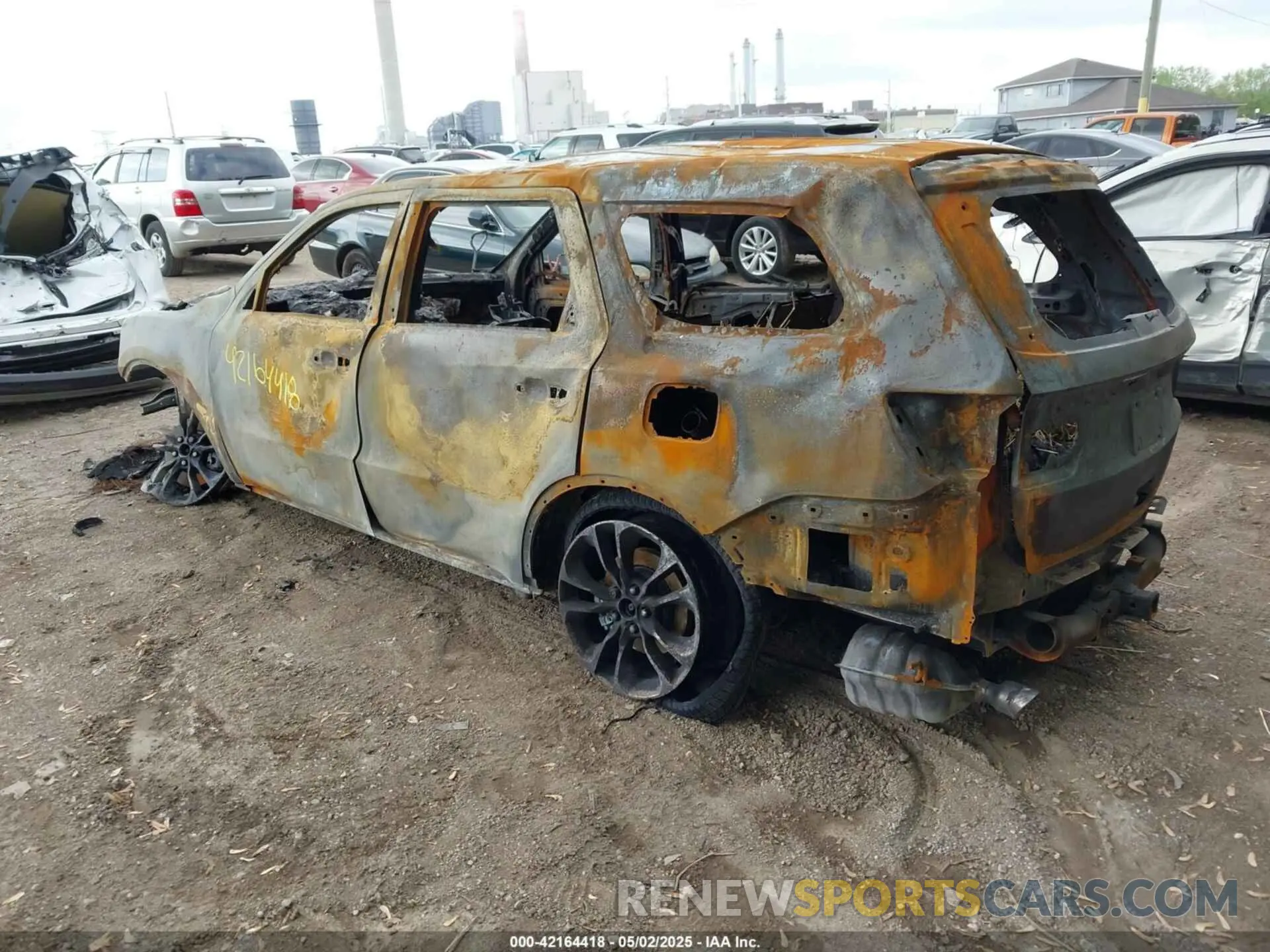 3 Фотография поврежденного автомобиля 1C4SDJCT5NC215615 DODGE DURANGO 2022