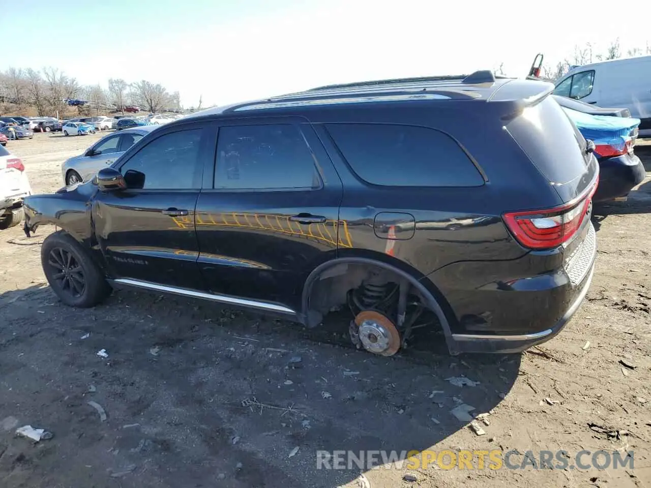 2 Photograph of a damaged car 1C4SDJCT7NC222372 DODGE DURANGO 2022