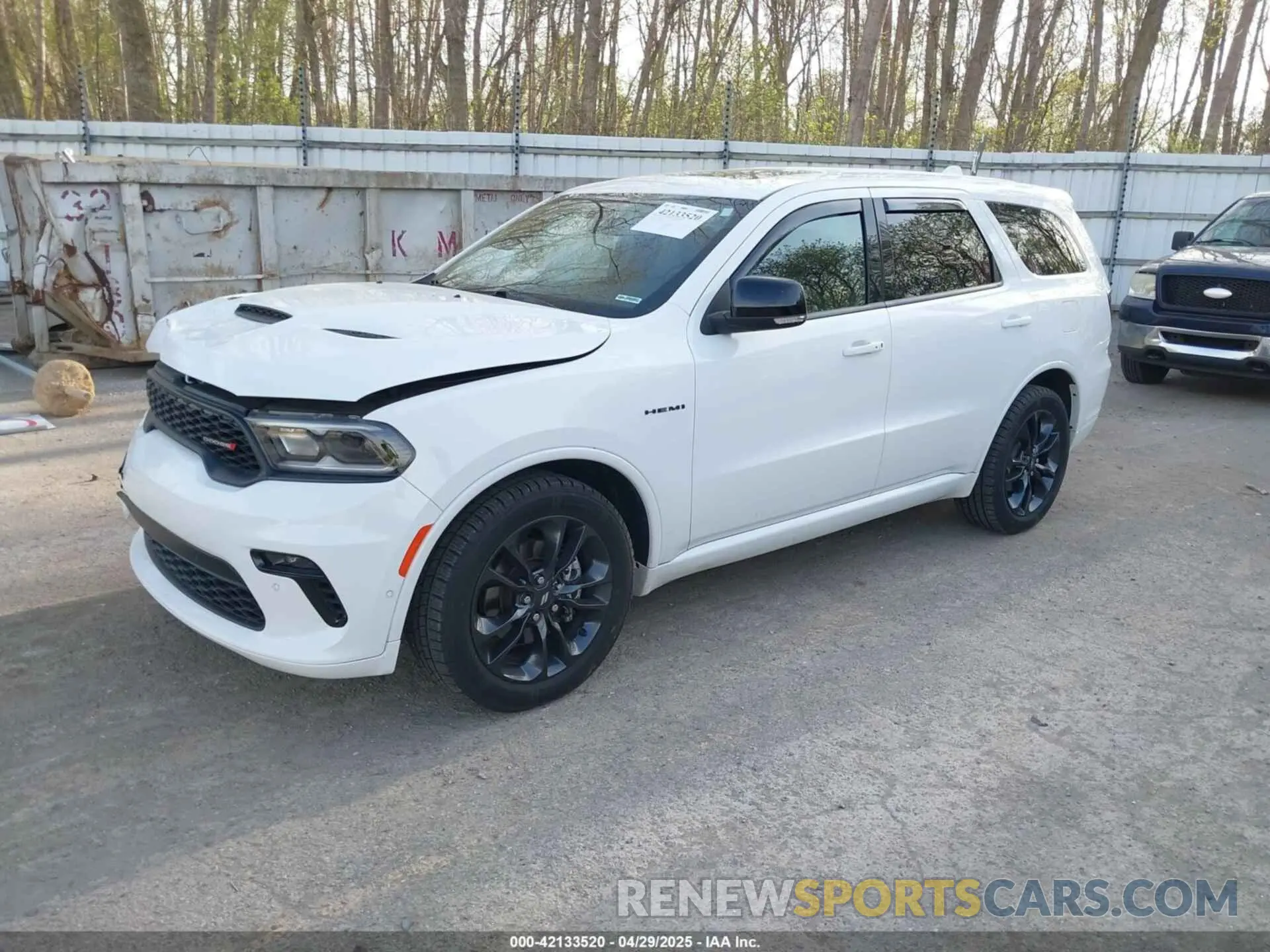 2 Photograph of a damaged car 1C4SDJCT8NC221294 DODGE DURANGO 2022
