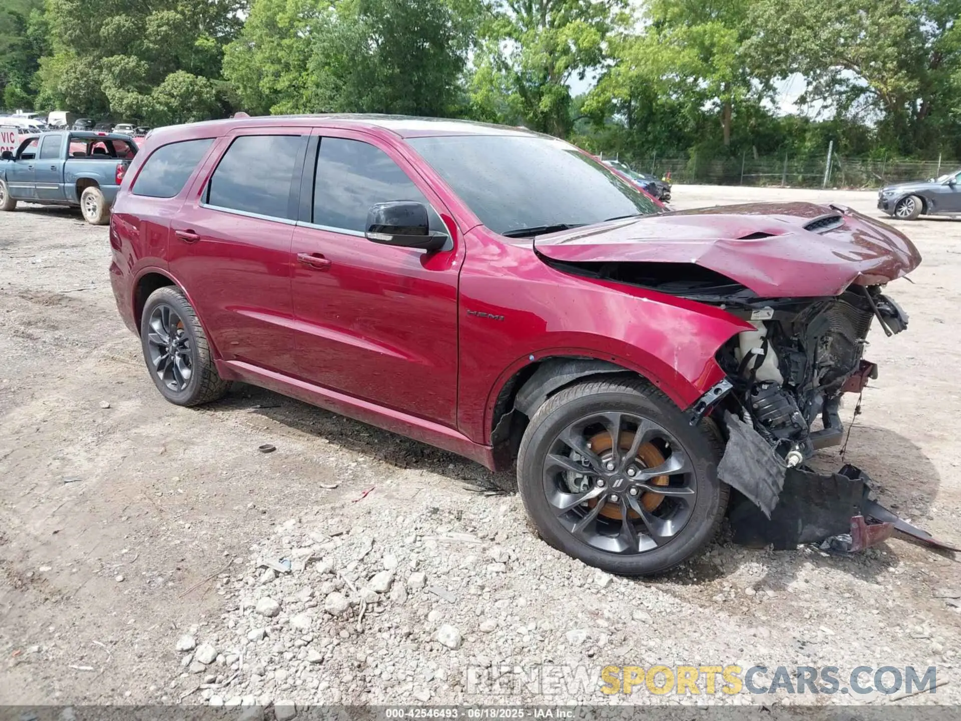 1 Фотография поврежденного автомобиля 1C4SDJCT9NC223099 DODGE DURANGO 2022