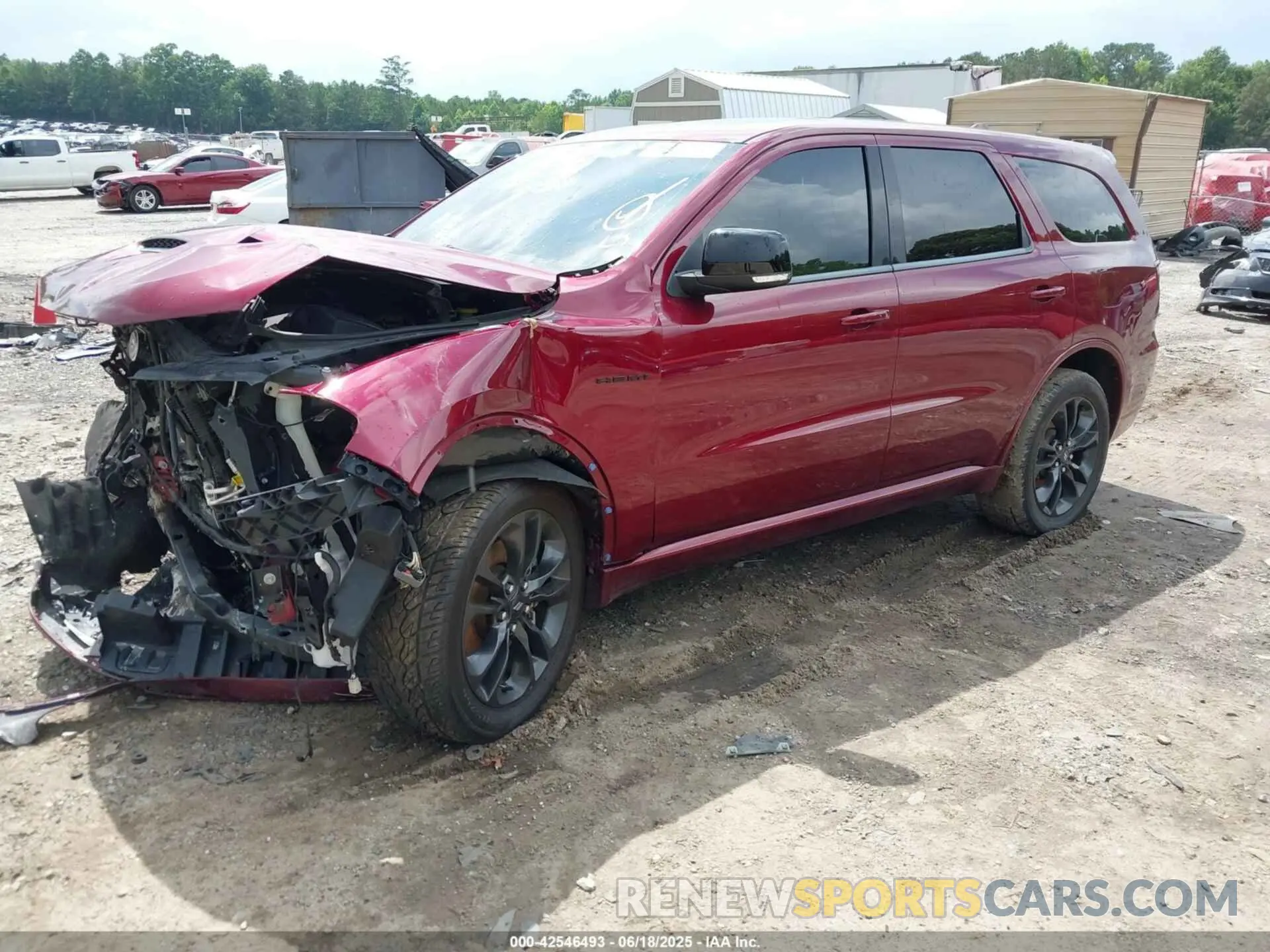 2 Фотография поврежденного автомобиля 1C4SDJCT9NC223099 DODGE DURANGO 2022