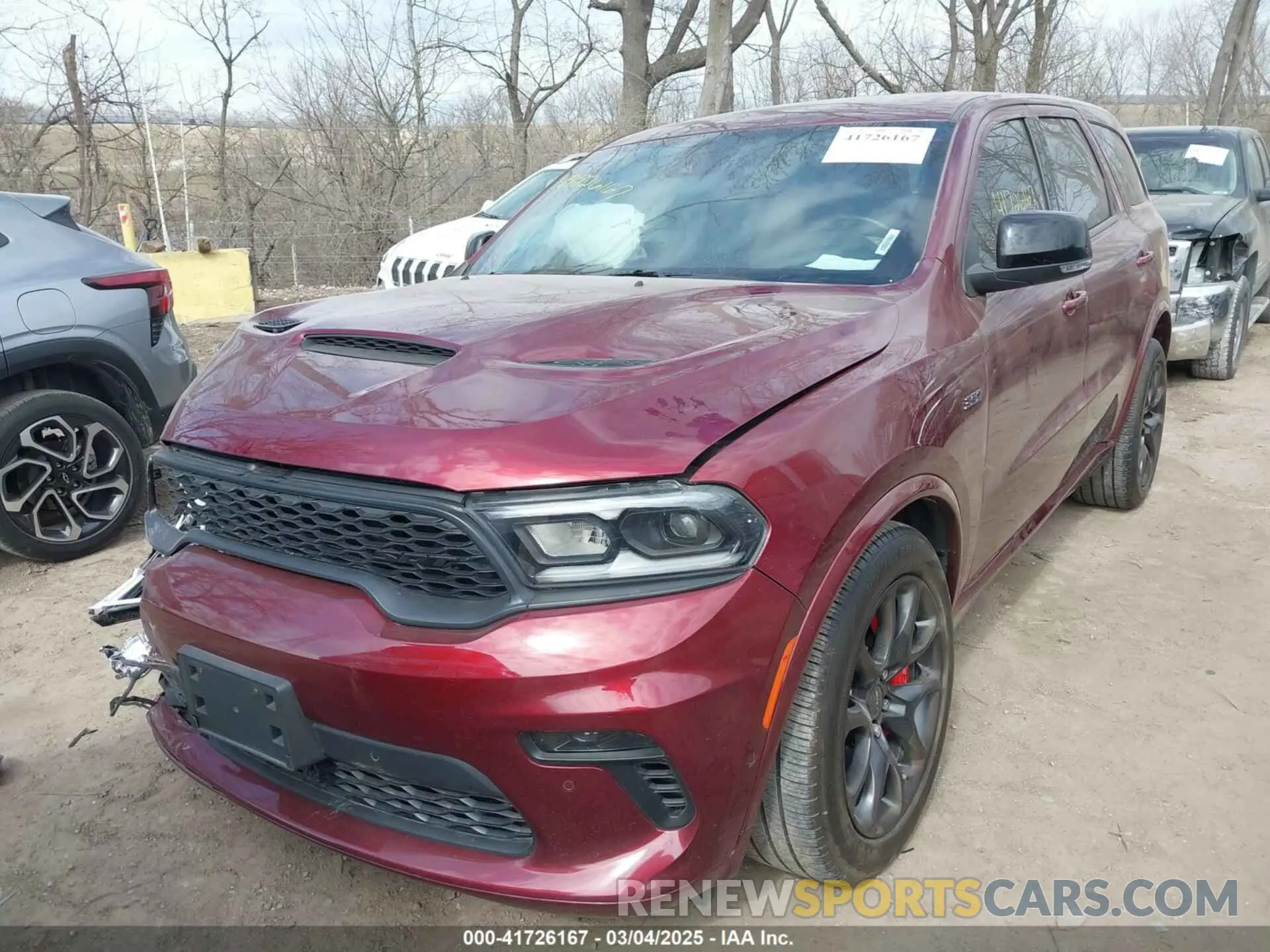 2 Фотография поврежденного автомобиля 1C4SDJGJ2NC203916 DODGE DURANGO 2022