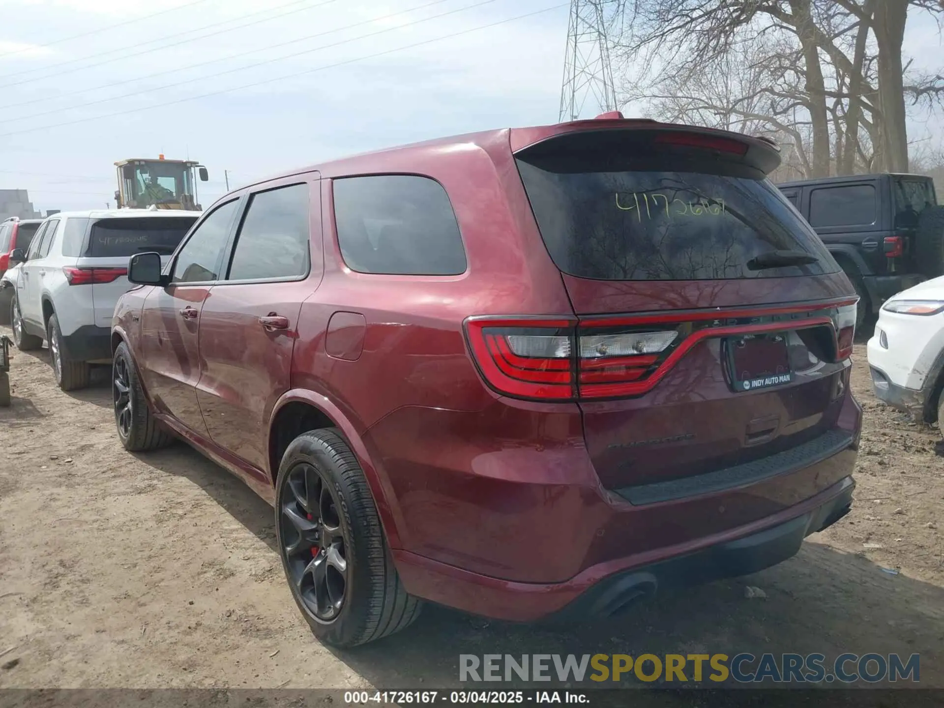 3 Фотография поврежденного автомобиля 1C4SDJGJ2NC203916 DODGE DURANGO 2022