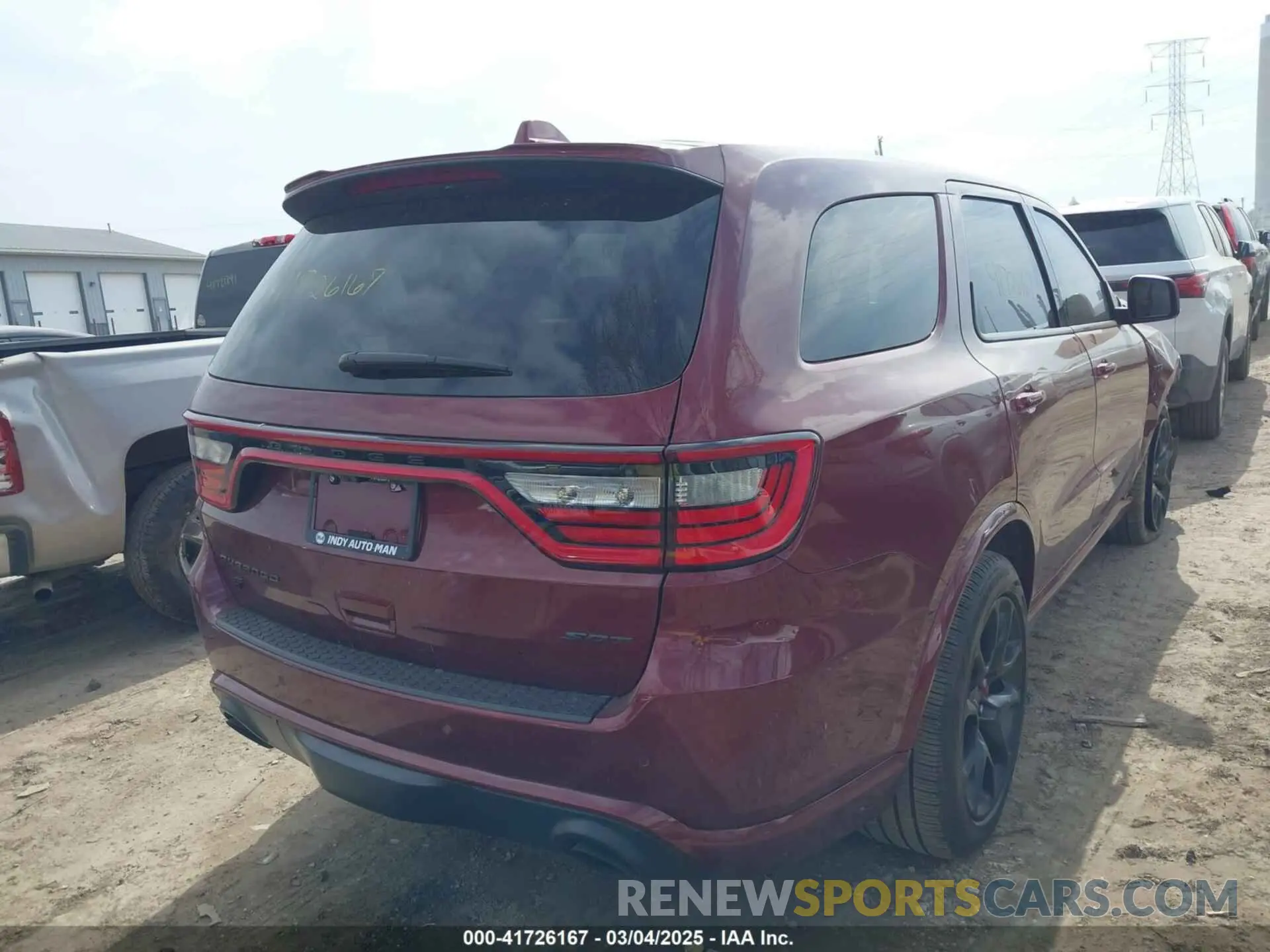 4 Фотография поврежденного автомобиля 1C4SDJGJ2NC203916 DODGE DURANGO 2022