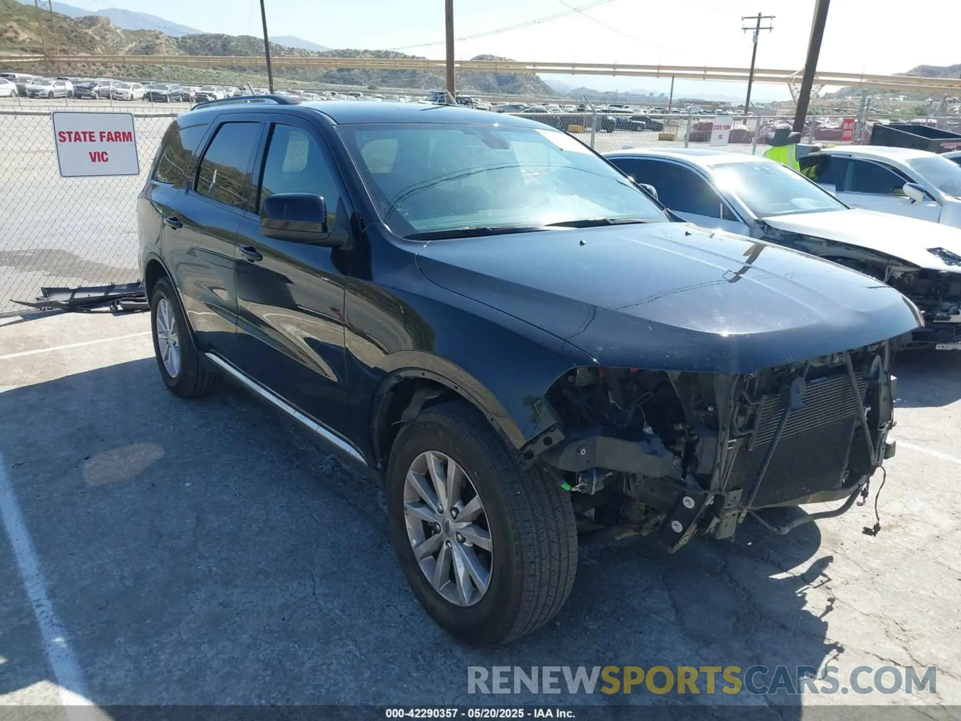 1 Photograph of a damaged car 1C4RDHAG5PC630207 DODGE DURANGO 2023