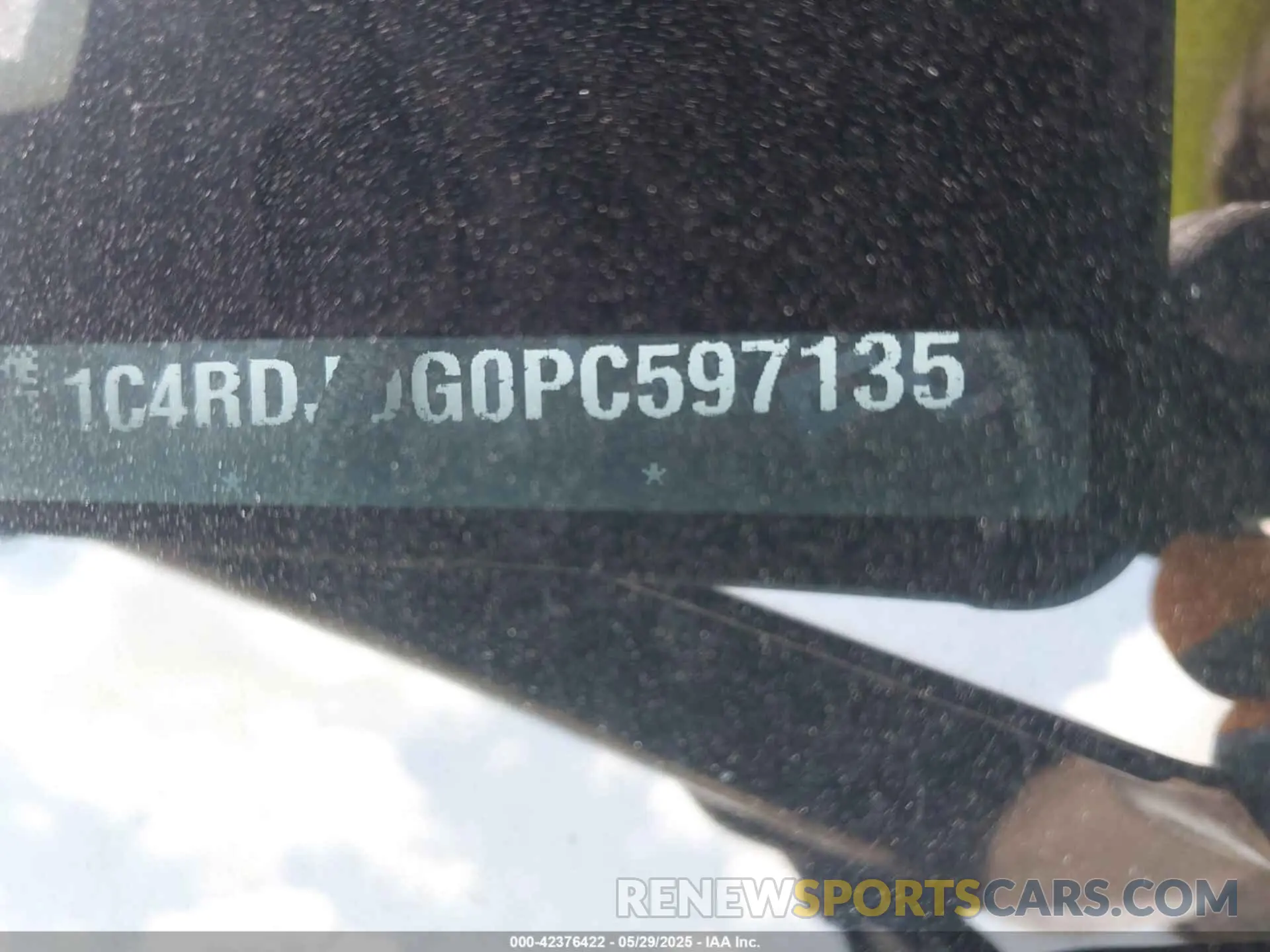9 Photograph of a damaged car 1C4RDJDG0PC597135 DODGE DURANGO 2023