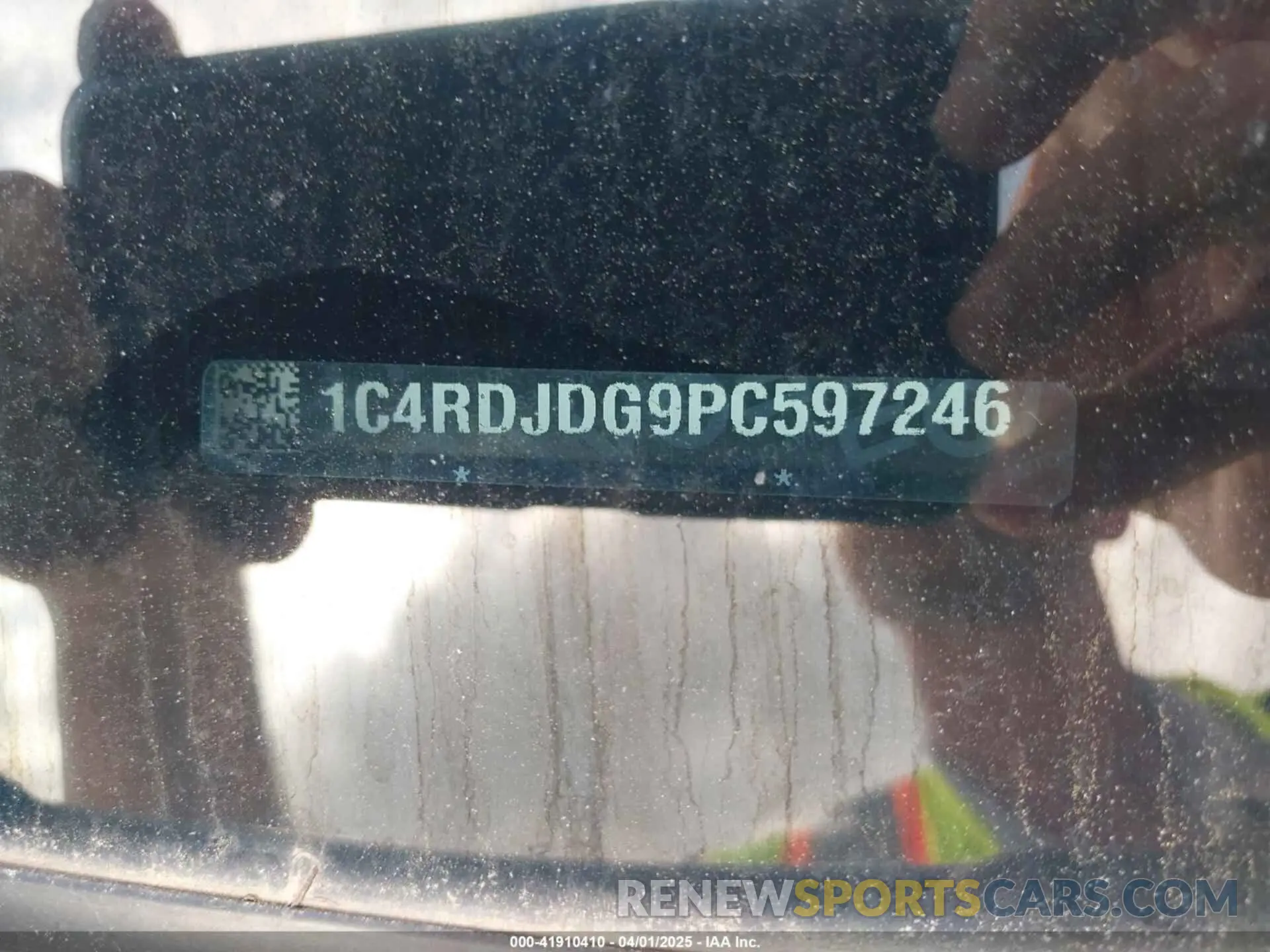 9 Фотография поврежденного автомобиля 1C4RDJDG9PC597246 DODGE DURANGO 2023