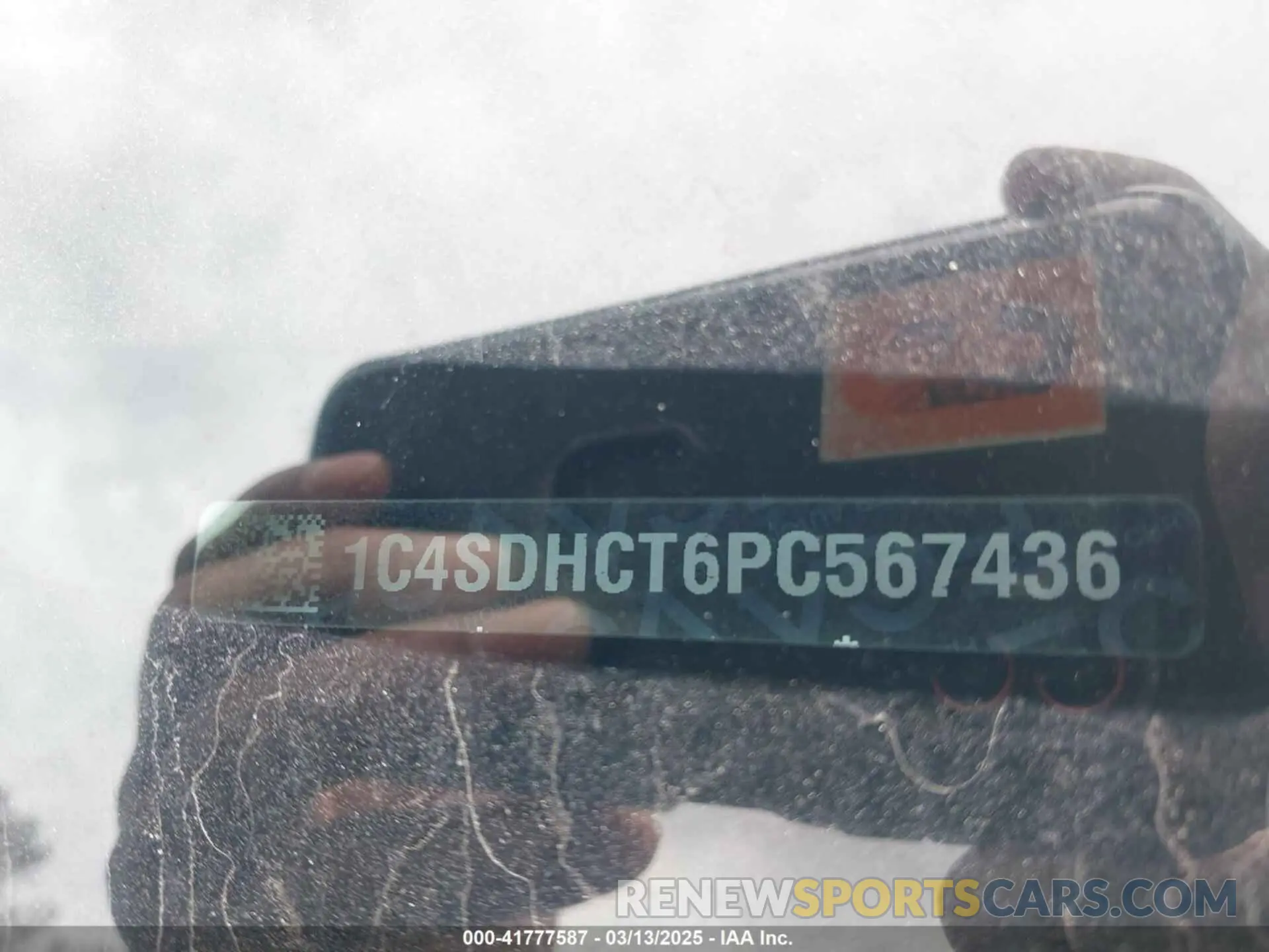 9 Photograph of a damaged car 1C4SDHCT6PC567436 DODGE DURANGO 2023