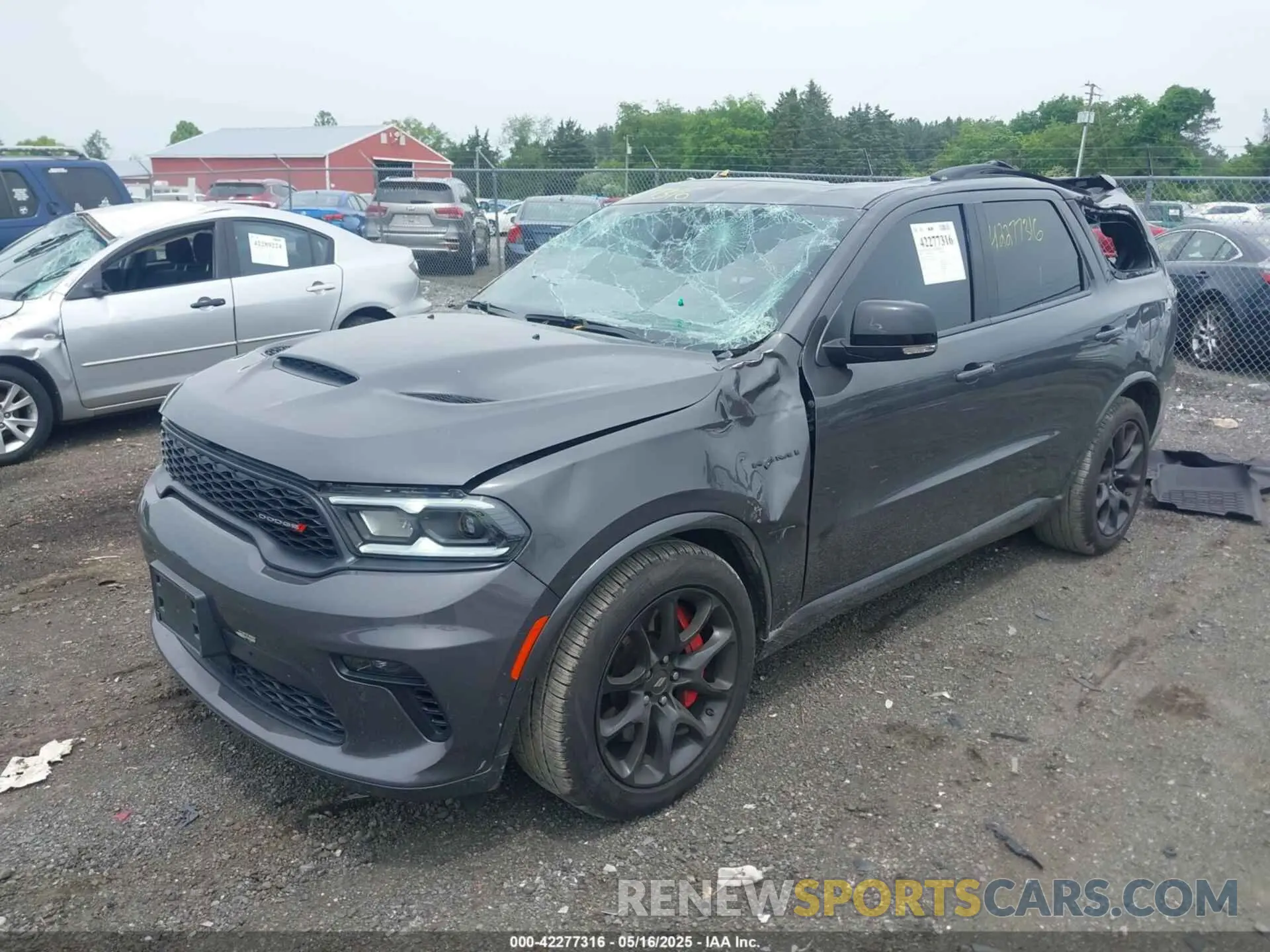 2 Фотография поврежденного автомобиля 1C4SDJCT0PC695209 DODGE DURANGO 2023